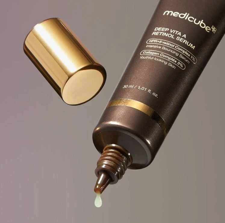 خرید و قیمت سرم دور چشم ويتامين A مديكيوب Medicube Deep Vita A  Retinol Serum 30ml