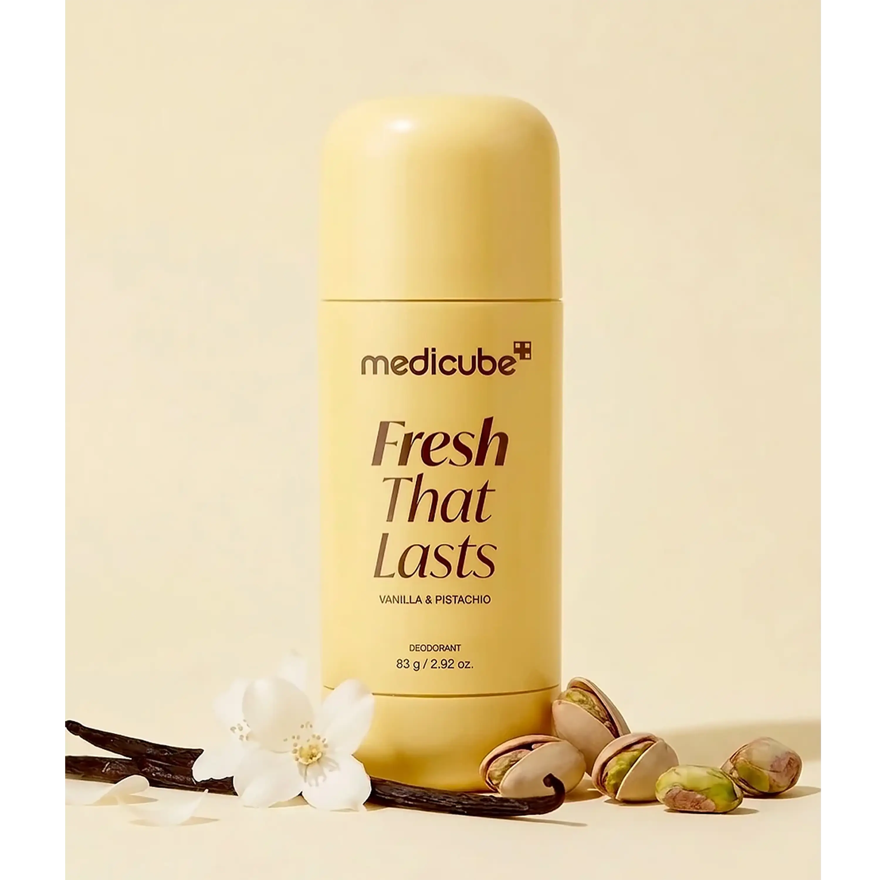 خرید و قیمت دئودورانت مديكيوب Medicube Fresh That Lasts Vanilla & Pistachio Deodorant