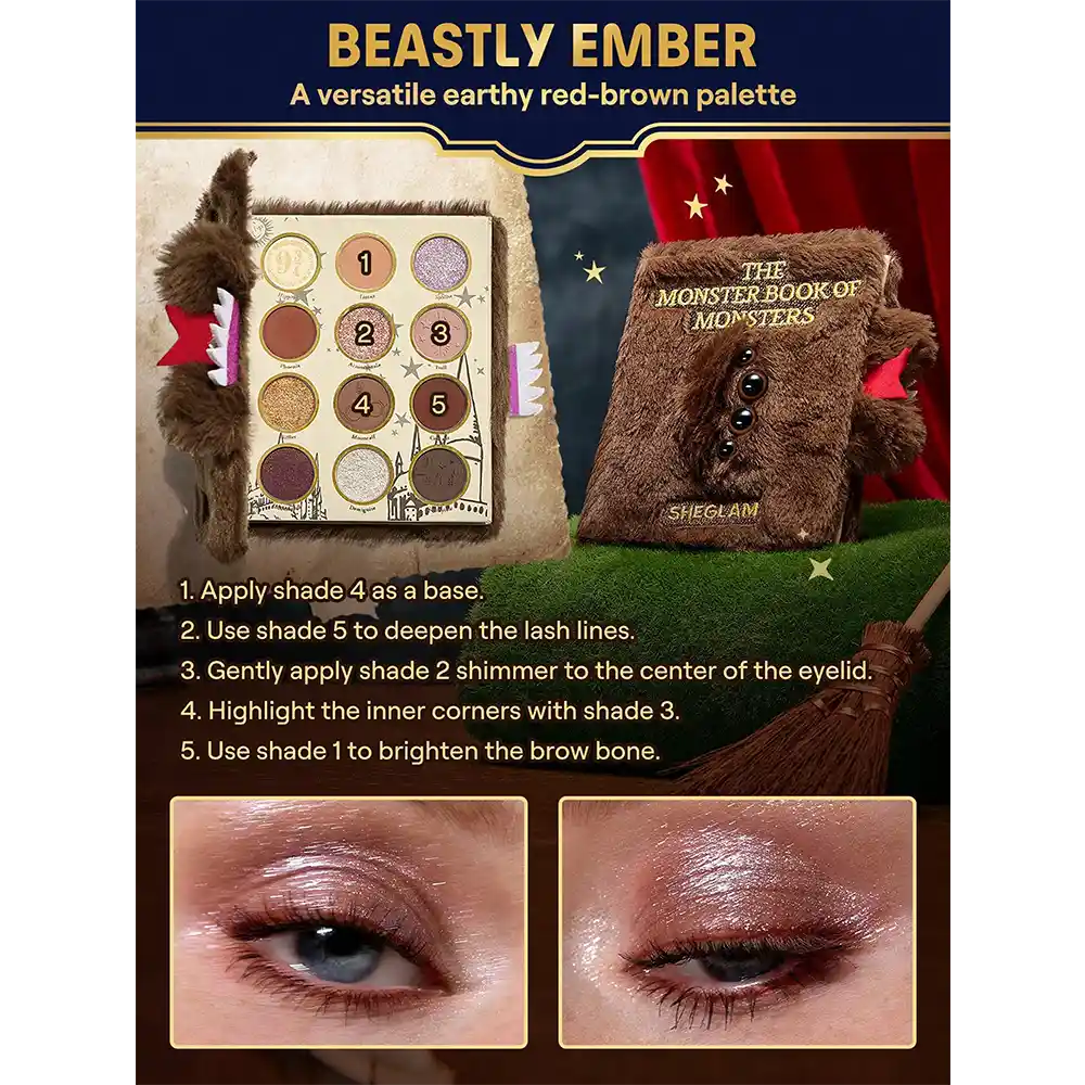 خرید و قیمت پالت سايه هری پاتر شيگلم Sheglam Monsters Harry Palette