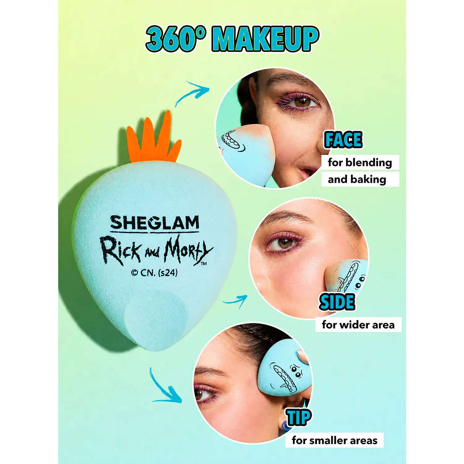 خرید و قیمت اسپانج ريک اند مورتی شيگلم Sheglam Mr. Meeseeks Beauty Sponge 1pc