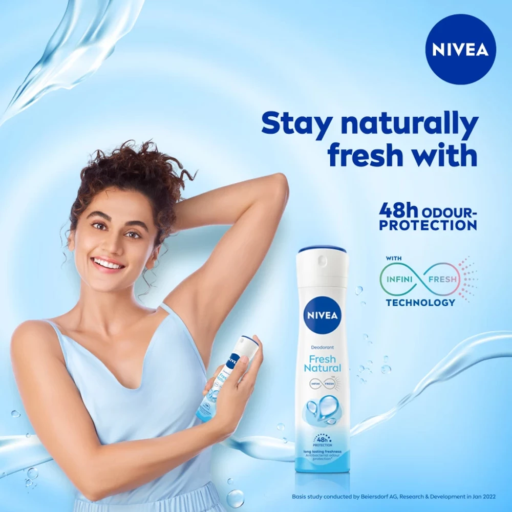 خرید و قیمت اسپری نيوآ Nivea Fresh Natural 150ml