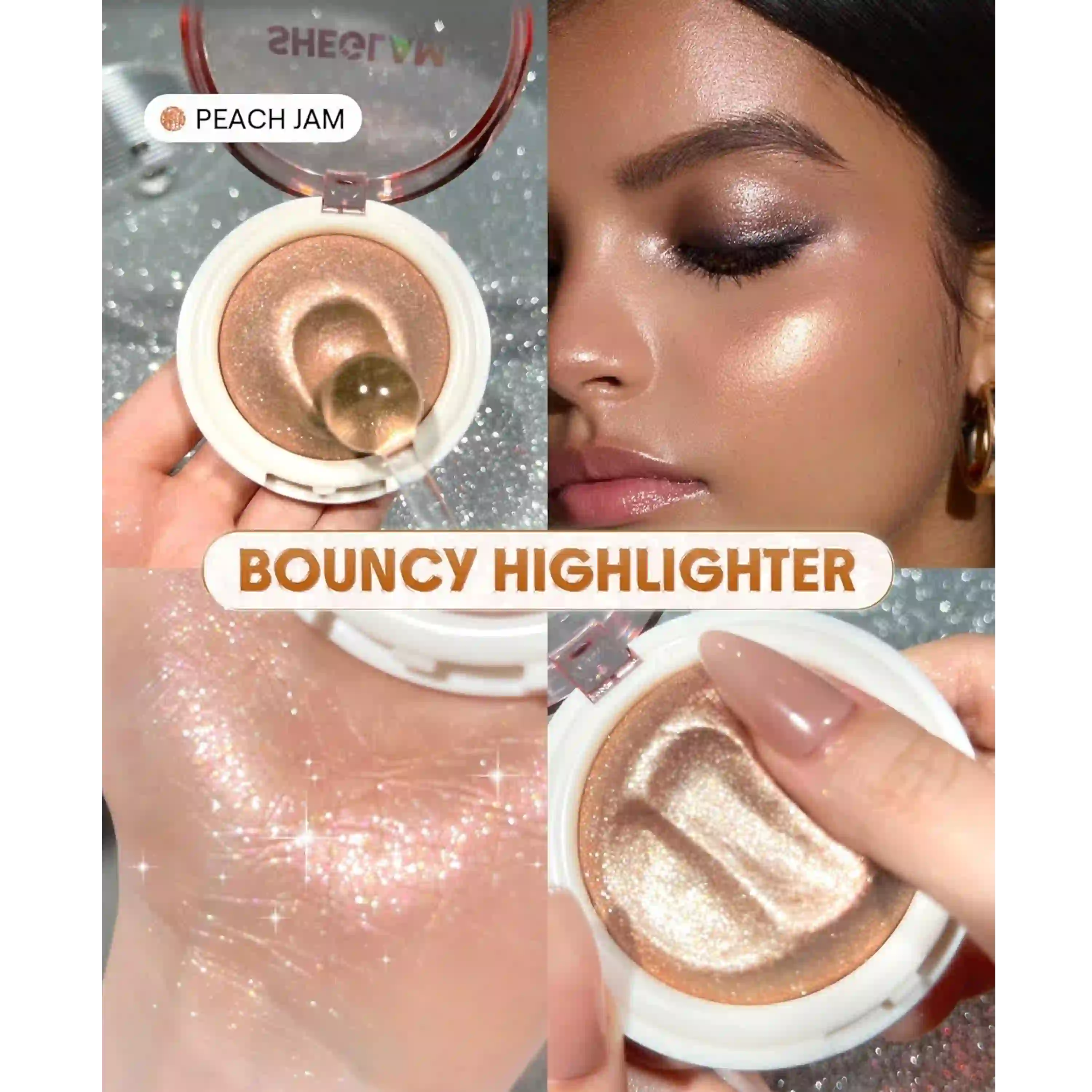 خرید و قیمت هايلايتر آدامسی شيگلم Sheglam Glowchi Bouncy Highlighter