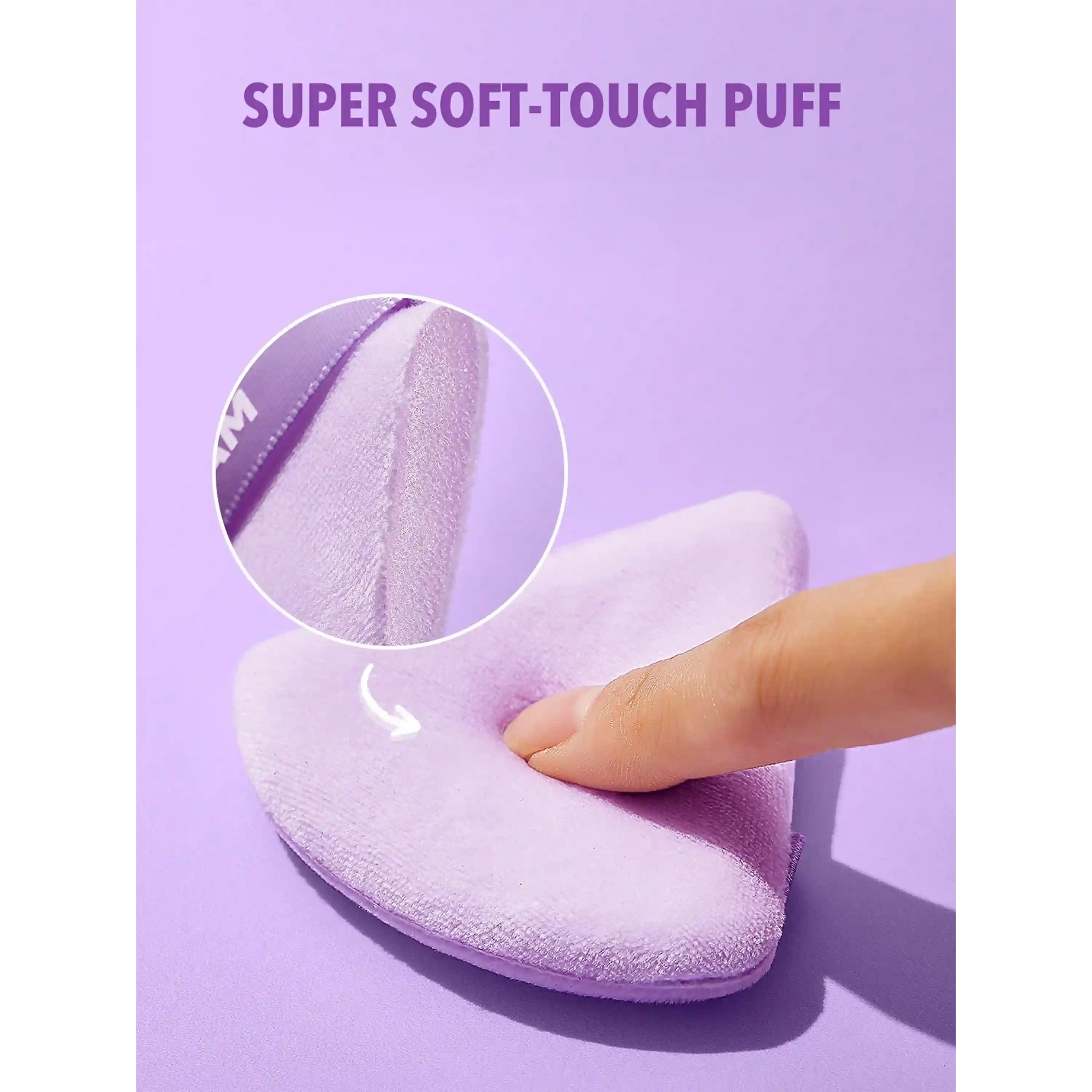 خرید و قیمت پد مثلثی شيگلم Sheglam Insta-Ready Powder Puff Purple 3Pcs