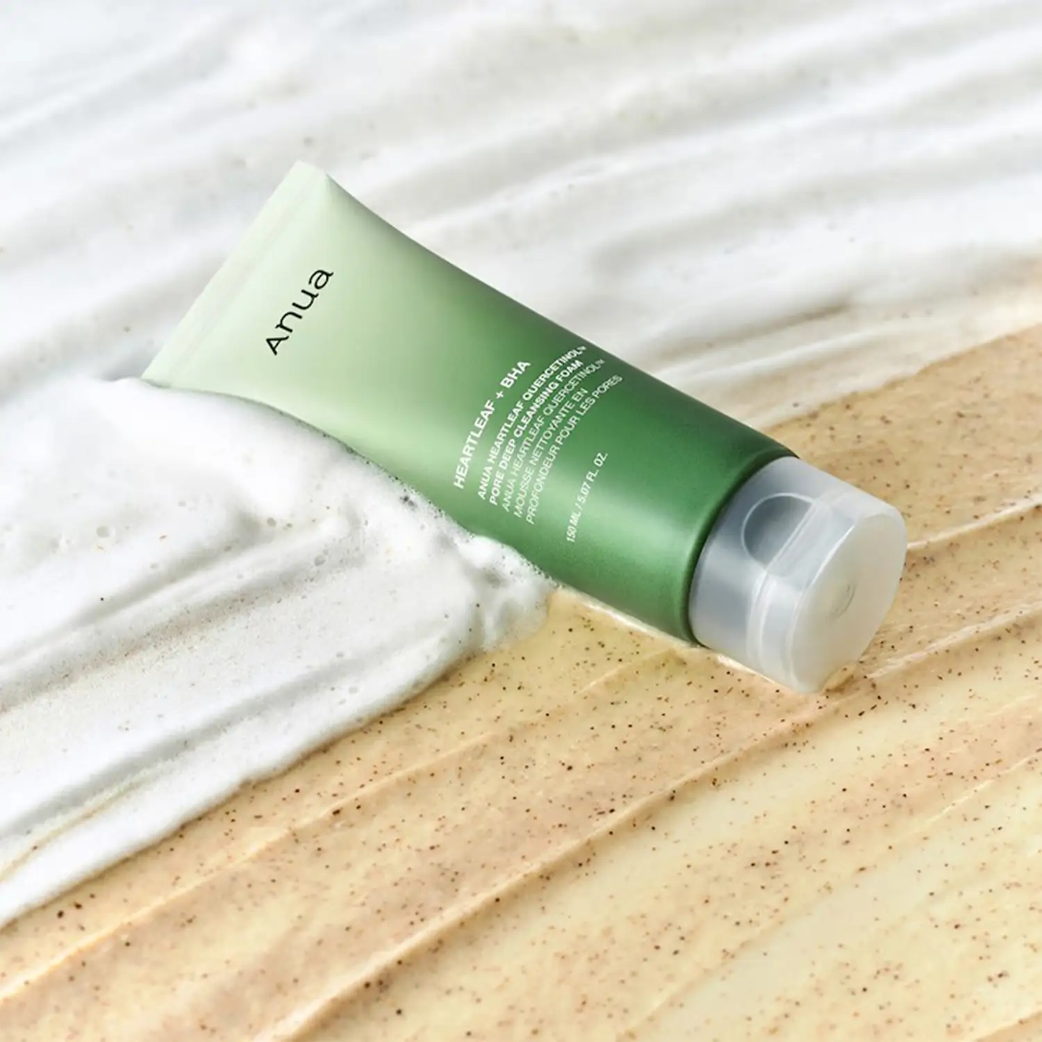 خرید و قیمت فوم شست و شو هيالورونيک آنوا Anua Heartleaf Quercetinol Pore Deep Cleansing Foam 150ml