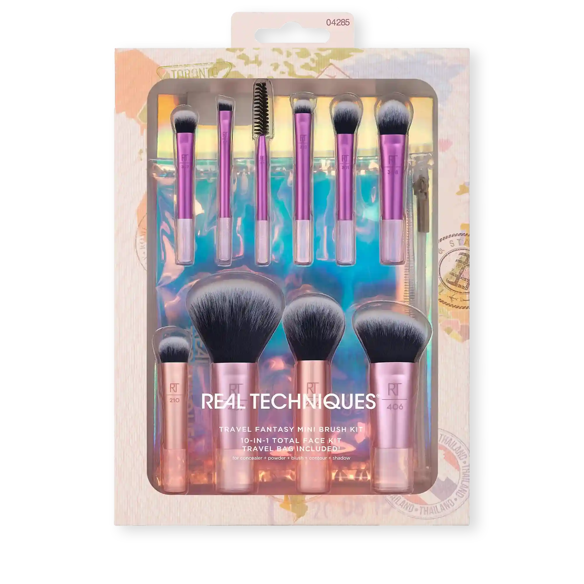 خرید و قیمت ست براش Real Techniques 10piece+1 mini bag