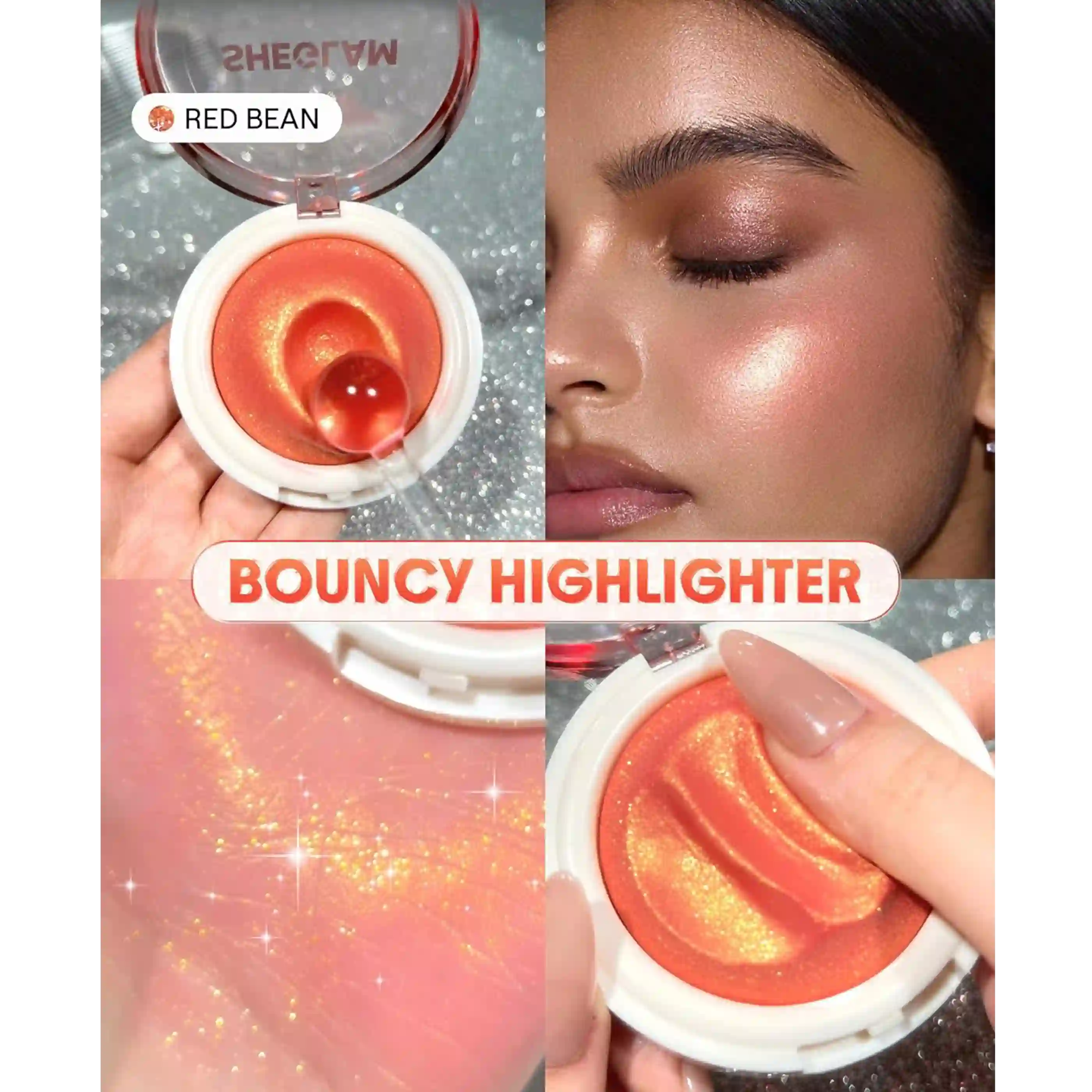 خرید و قیمت هايلايتر آدامسی شيگلم Sheglam Glowchi Bouncy Highlighter