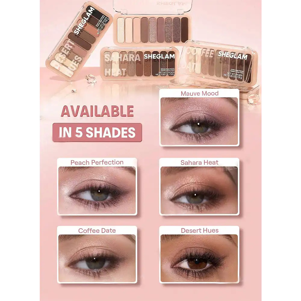 خرید و قیمت پالت سايه شيگلم Sheglam Sahara Heat Palette
