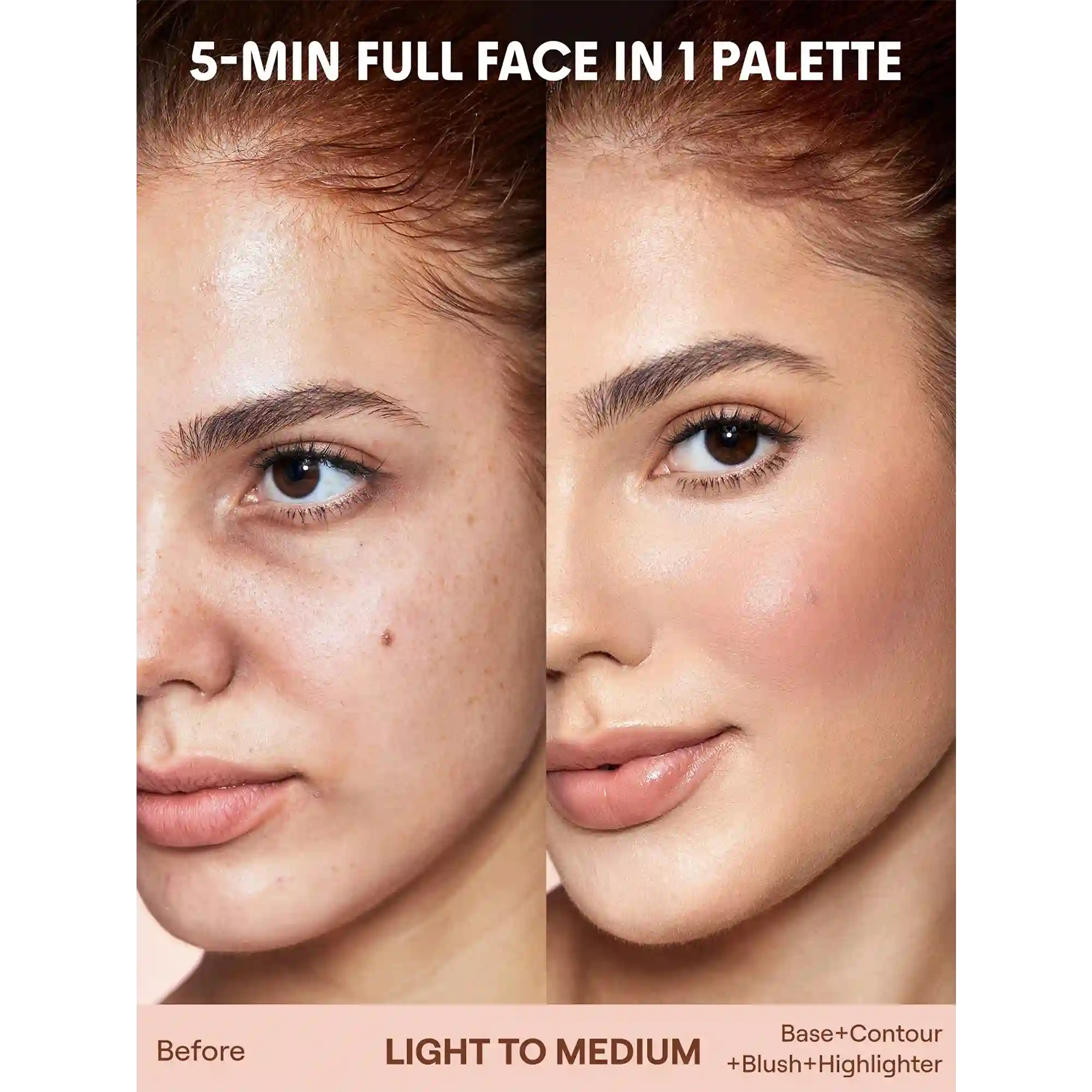 خرید و قیمت پالت صورت شيگلم Sheglam All About That Face Multifunctional Face Palette Vanilla Sculpt
