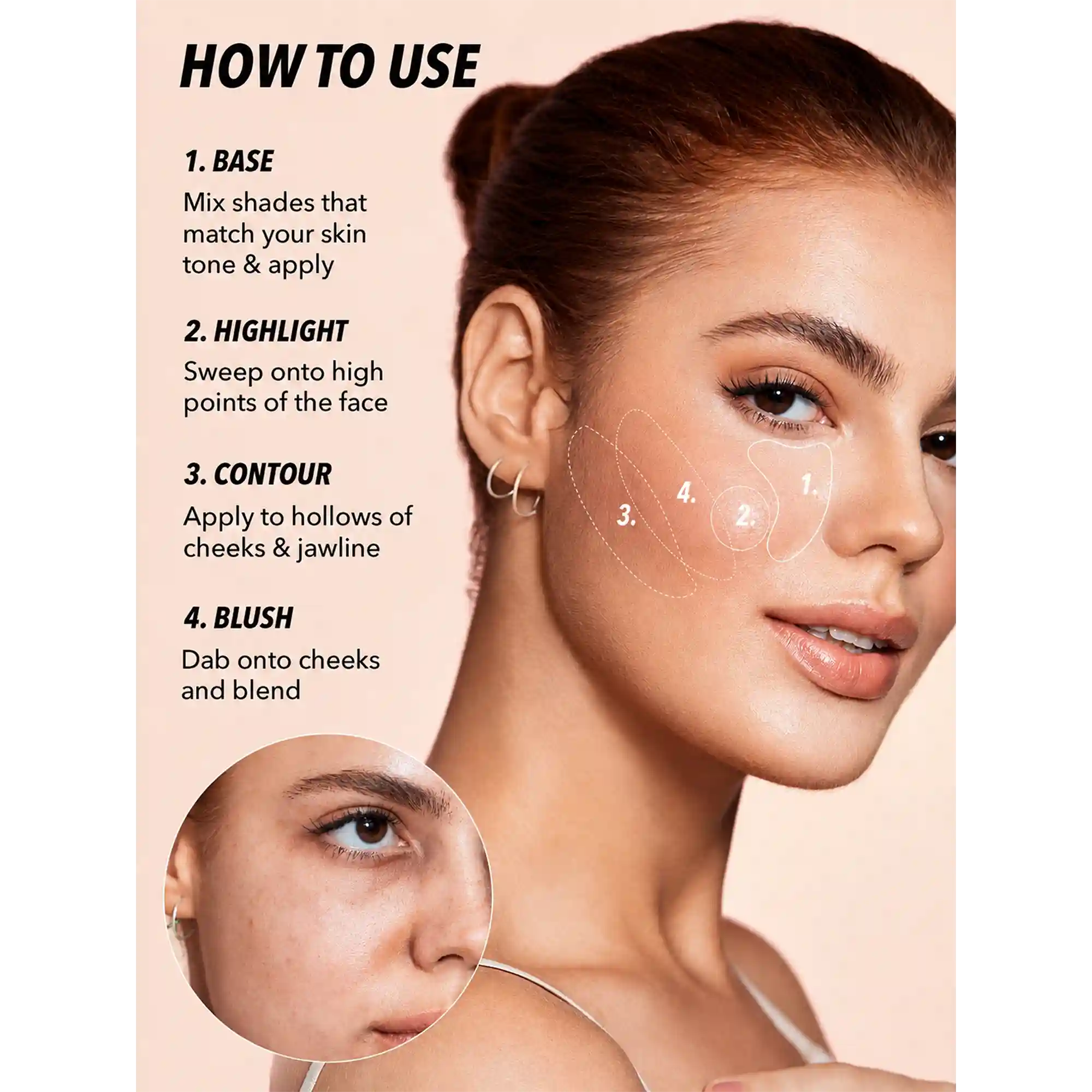 خرید و قیمت پالت صورت شيگلم Sheglam All About That Face Multifunctional Face Palette Vanilla Sculpt