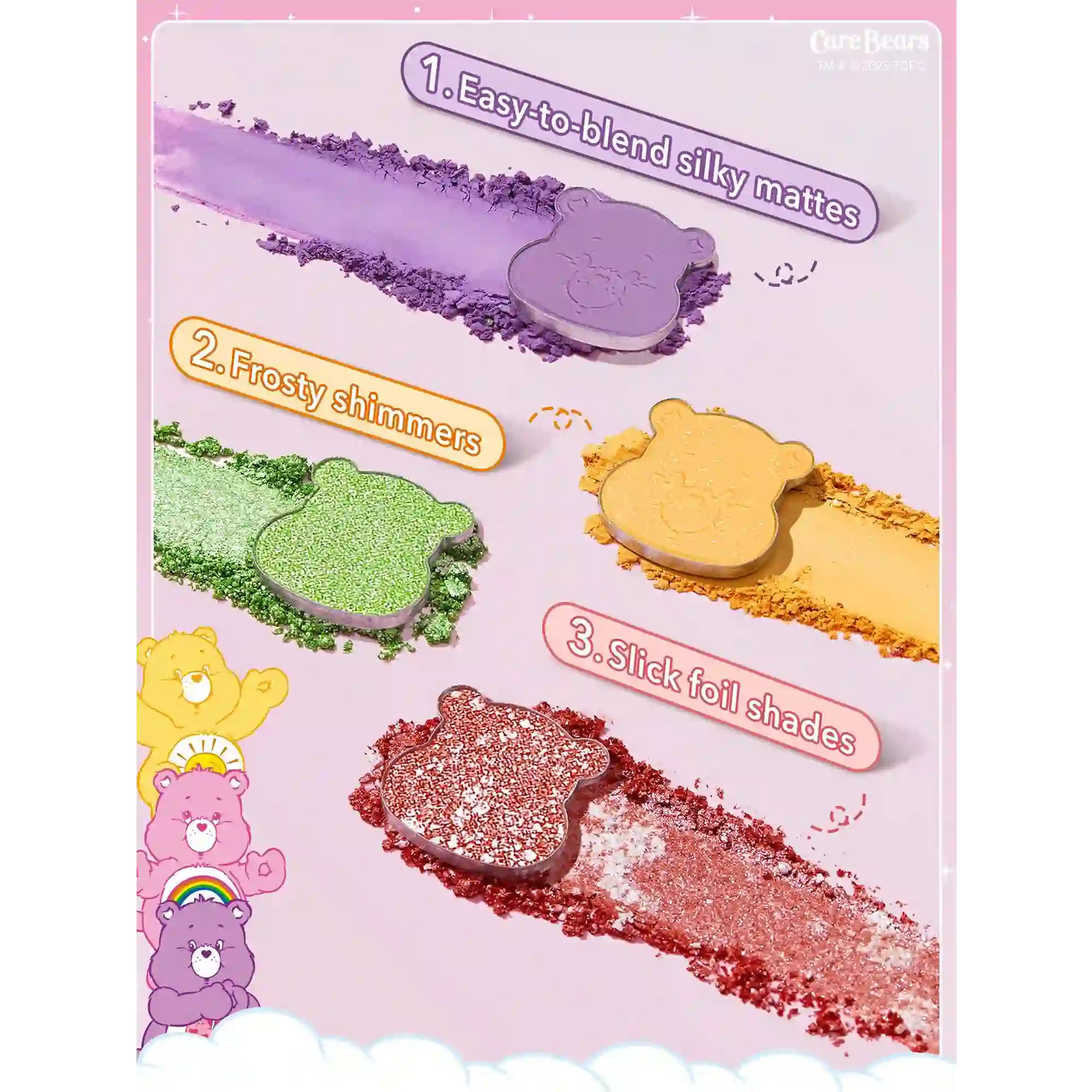 خرید و قیمت پالت سايه 12 رنگ Sheglam Care Bears