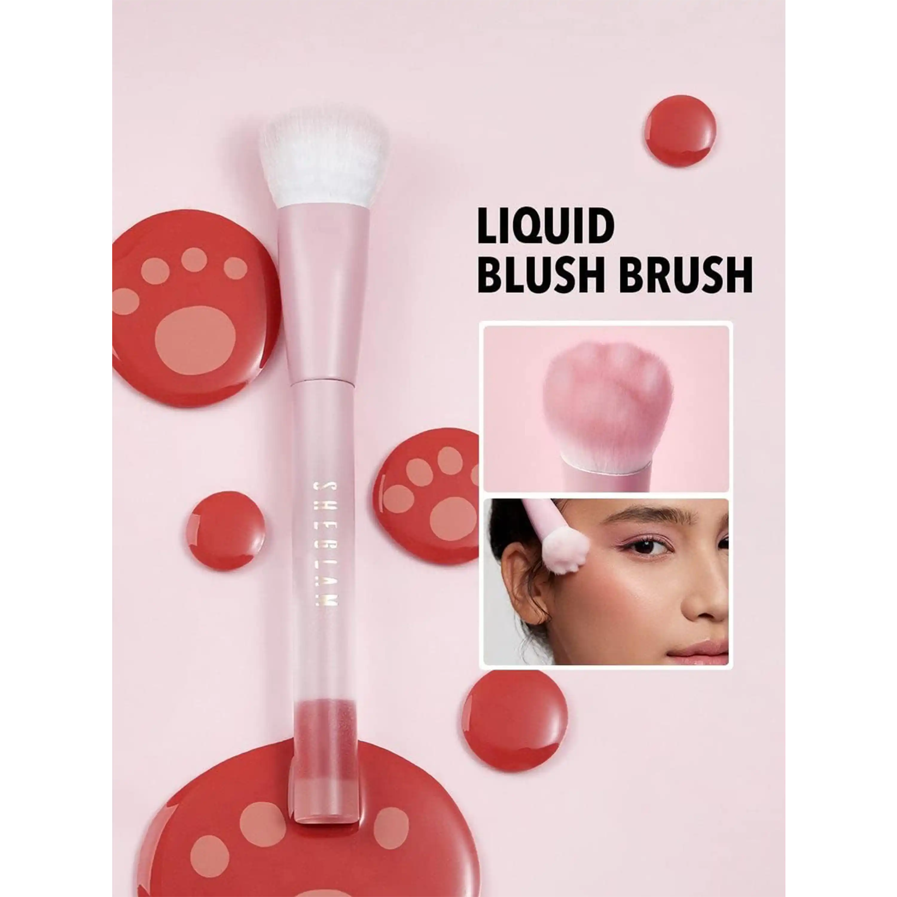 خرید و قیمت براش پنجه گربه ای شيگلم Sheglam Color Bloom Liquid Blush Brush 1pc