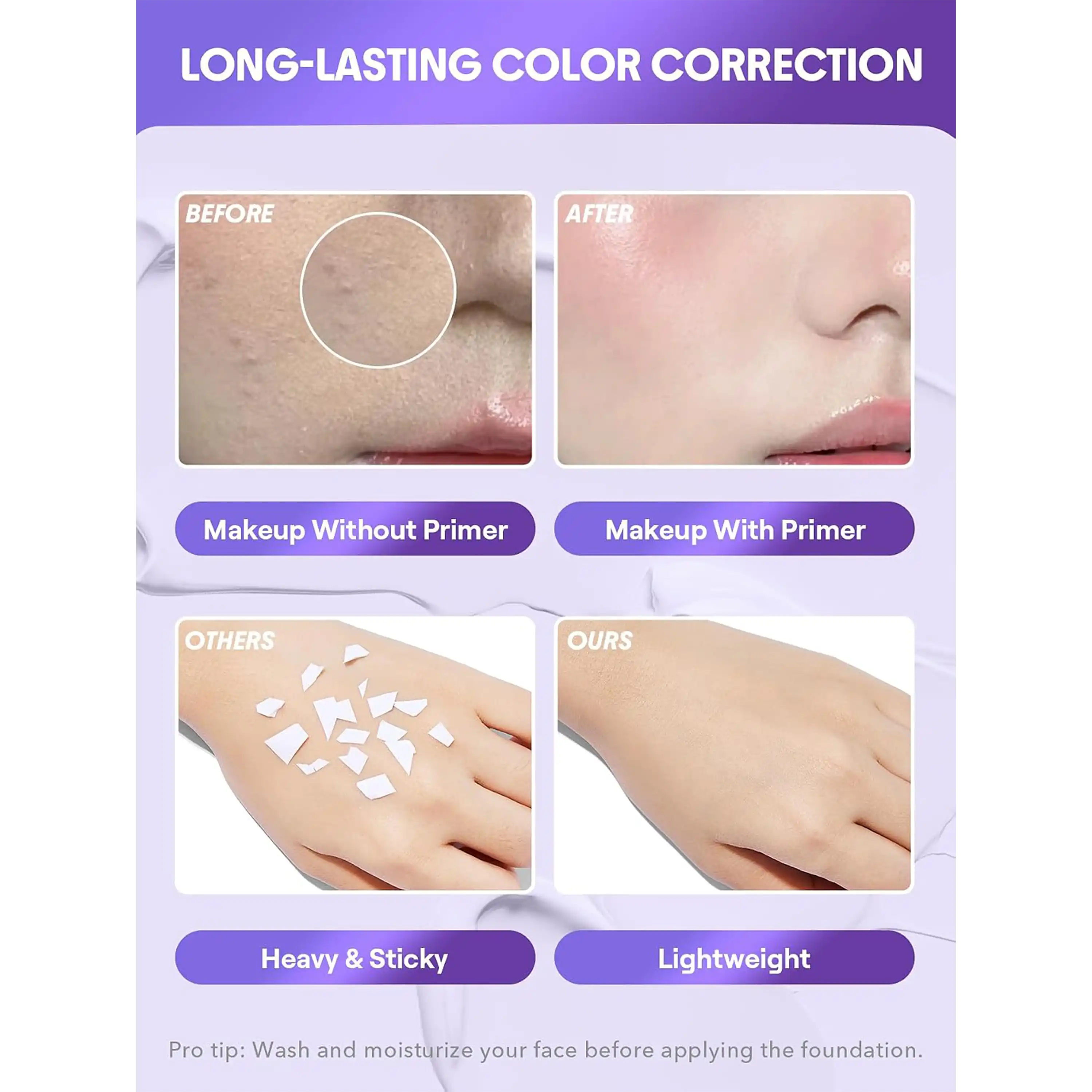 خرید و قیمت پرايمر اصلاح رنگ بنفش شيگلم Sheglam Color Correcting Primer