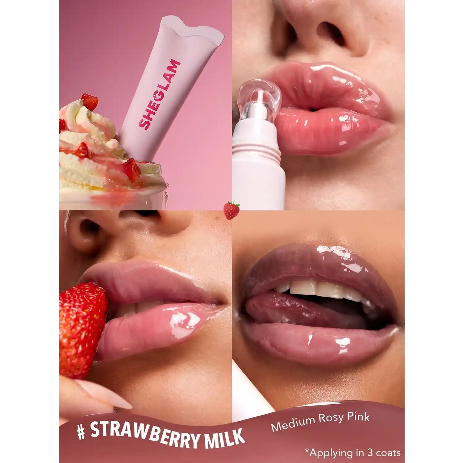 خرید و قیمت ليپ گلاس آبرسان شيگلم Sheglam Crystal Glaze Lip Care