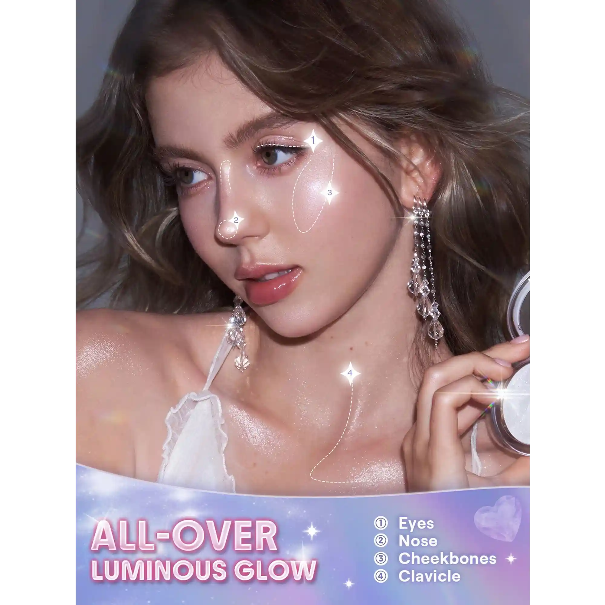 خرید و قیمت هايلايتر پودری شيگلم Sheglam Crystal Intentions
