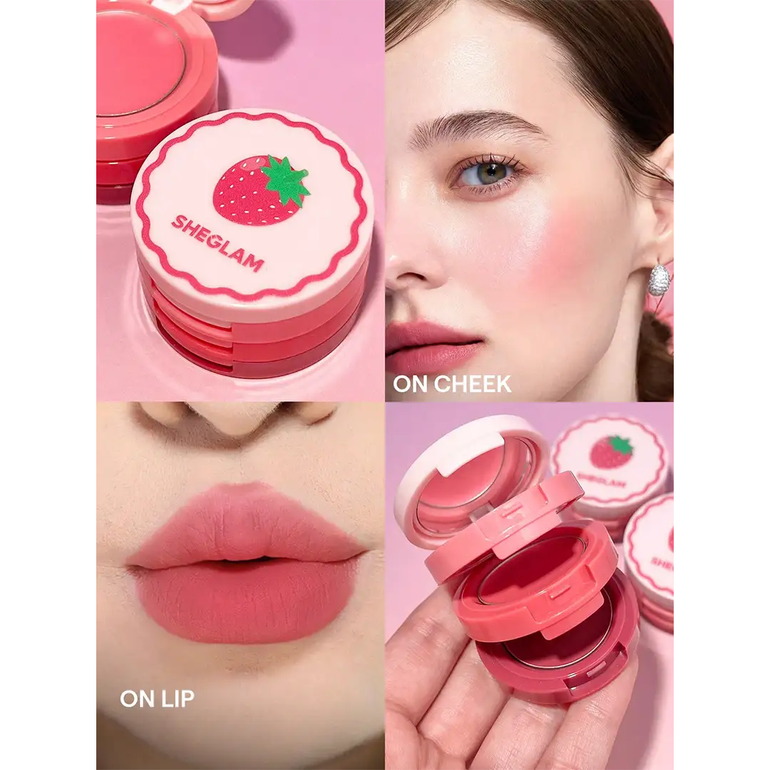 خرید و قیمت رژگونه و رژ لب شیگلم  Dream Cheek & Lip Cream Stack