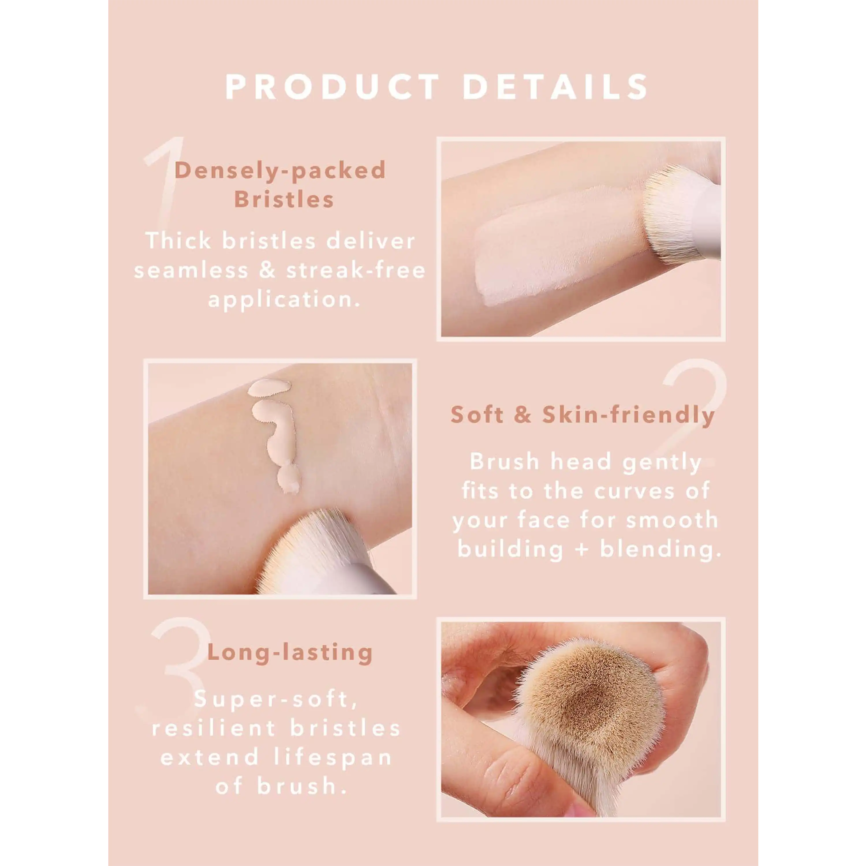 خرید و قیمت براش كرم پودر شيگلم Sheglam Foundation Brush