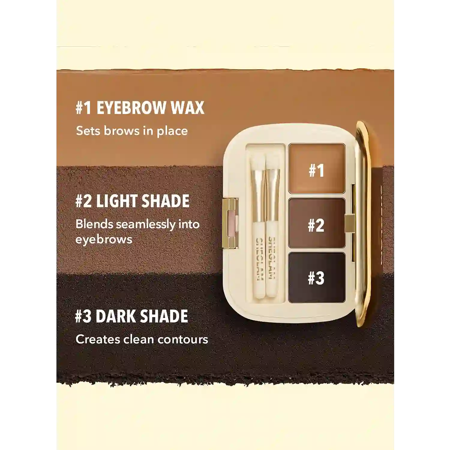 خرید و قیمت پالت ابرو شيگلم Sheglam Full-Filled Eyebrow Palette