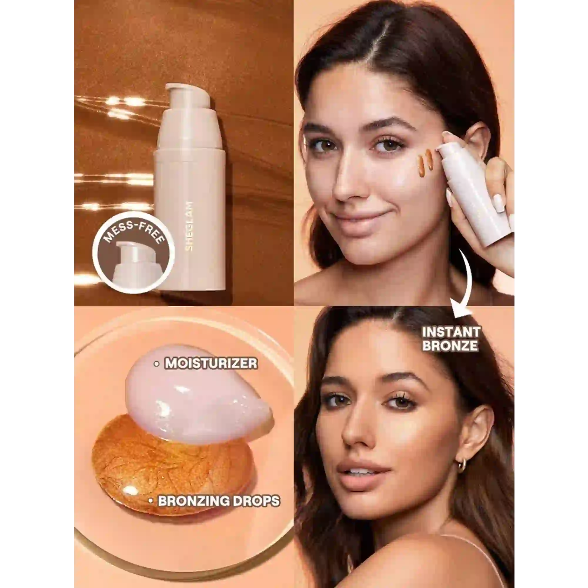 خرید و قیمت برنزر قطره ای شيگلم Sheglam Glo Hero Bronzing Drops 30ml