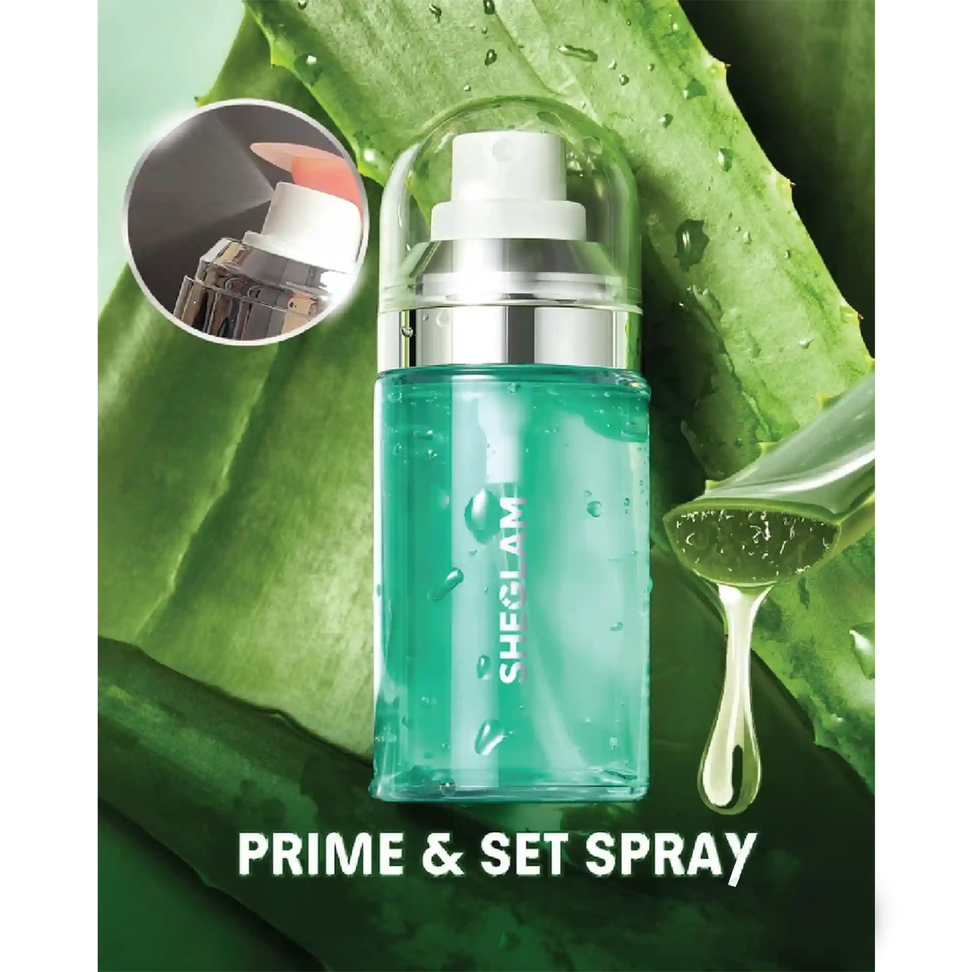 خرید و قیمت اسپری پرايمر شيگلم Sheglam Good Grip Hydrating Primer Green 55ml