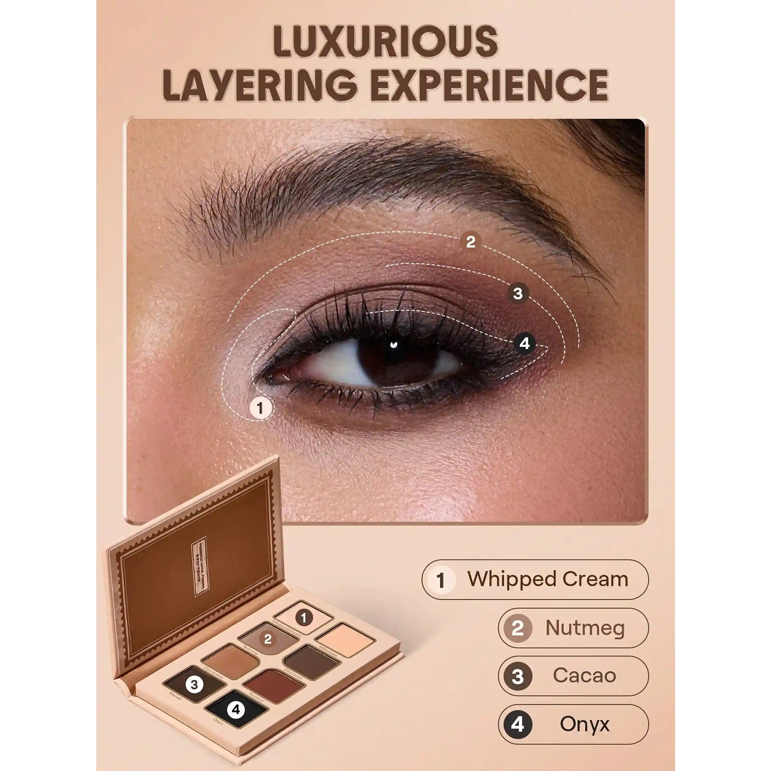 خرید و قیمت پالت سايه چشم شيگلم Sheglam Hazelnut Latte 8-Pan Palette