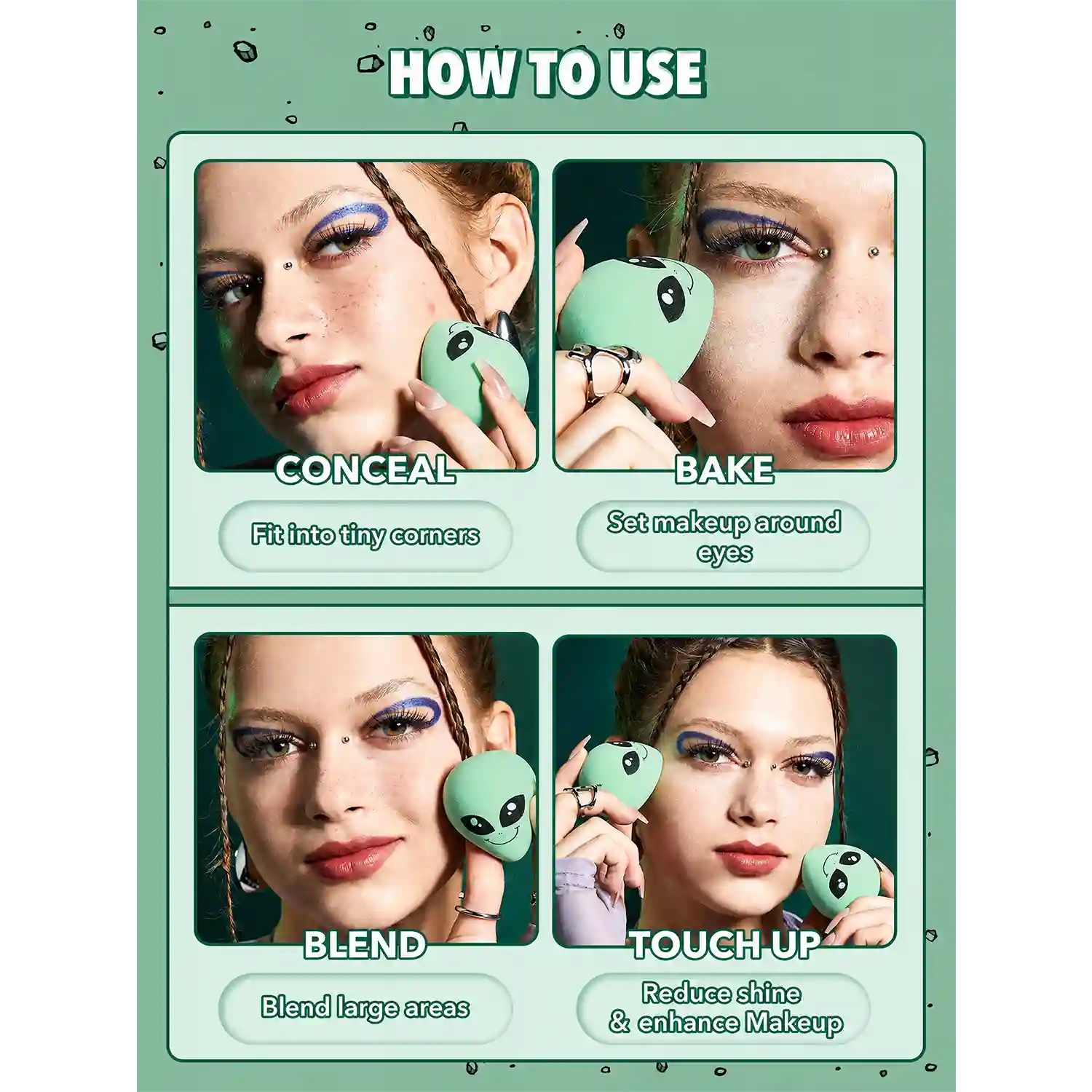 خرید و قیمت اسپانج اينتراستلار شيگلم Sheglam Interstellar Beauty Sponge 1pc