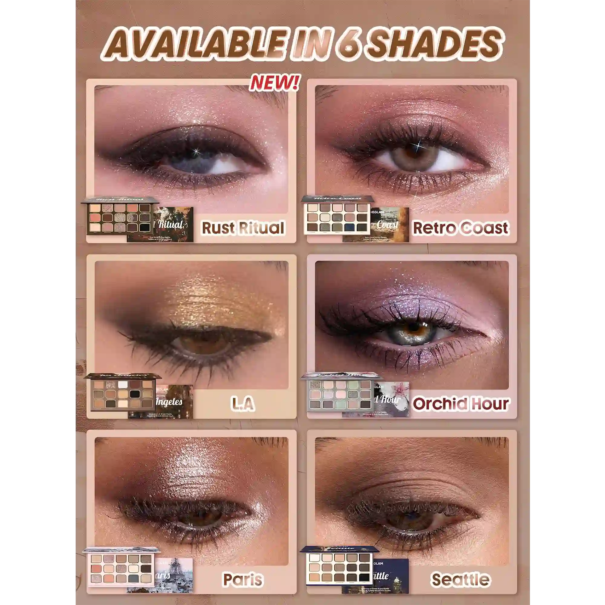 خرید و قیمت سايه چشم شيگلم Sheglam Orchid Hour 15-Pan Palette