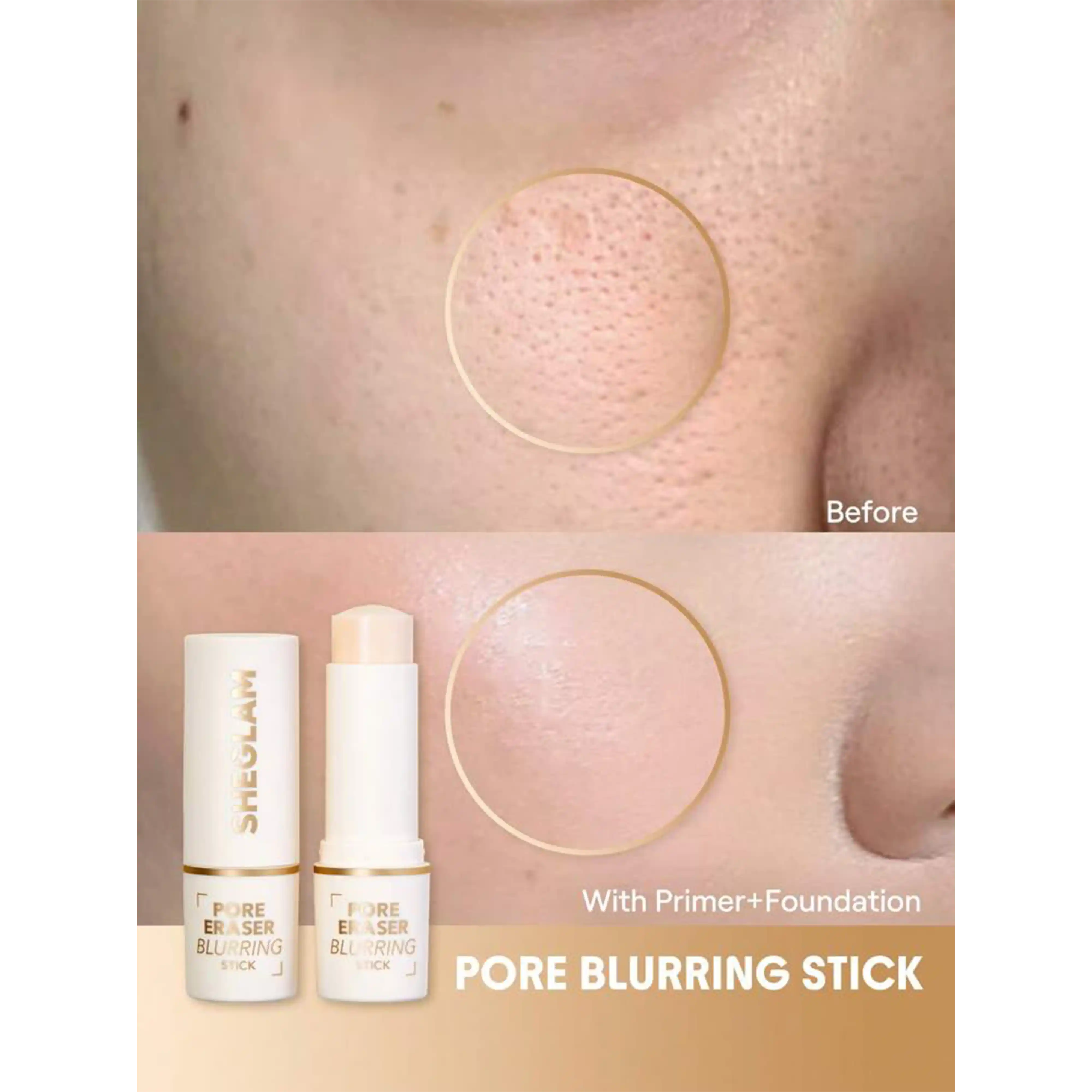 خرید و قیمت پرايمر استيكی شيگلم Sheglam Pore eraser blurring stick