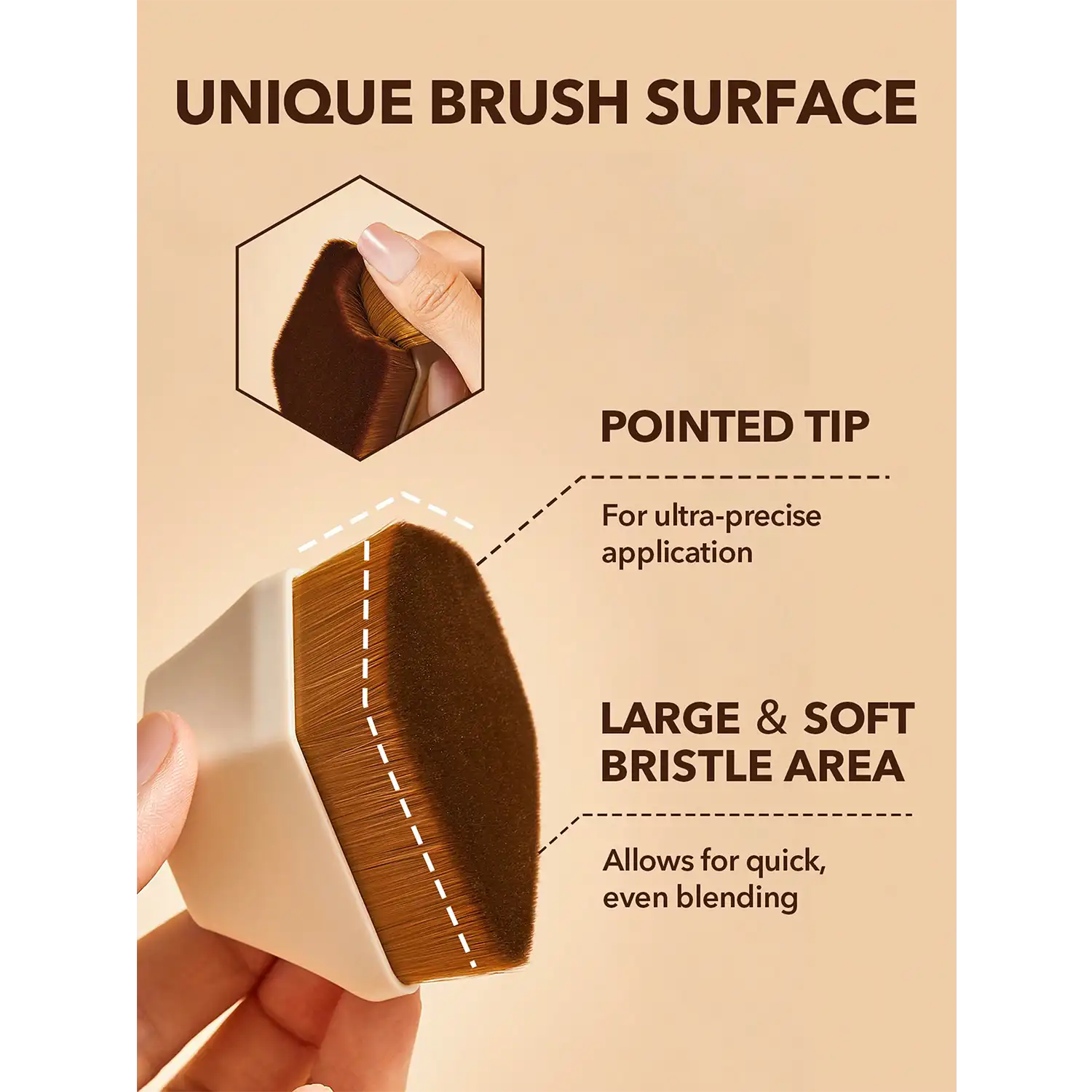 خرید و قیمت براش كرم پودر مگنتی شيگلم Sheglam Skin Magnet Foundation Brush
