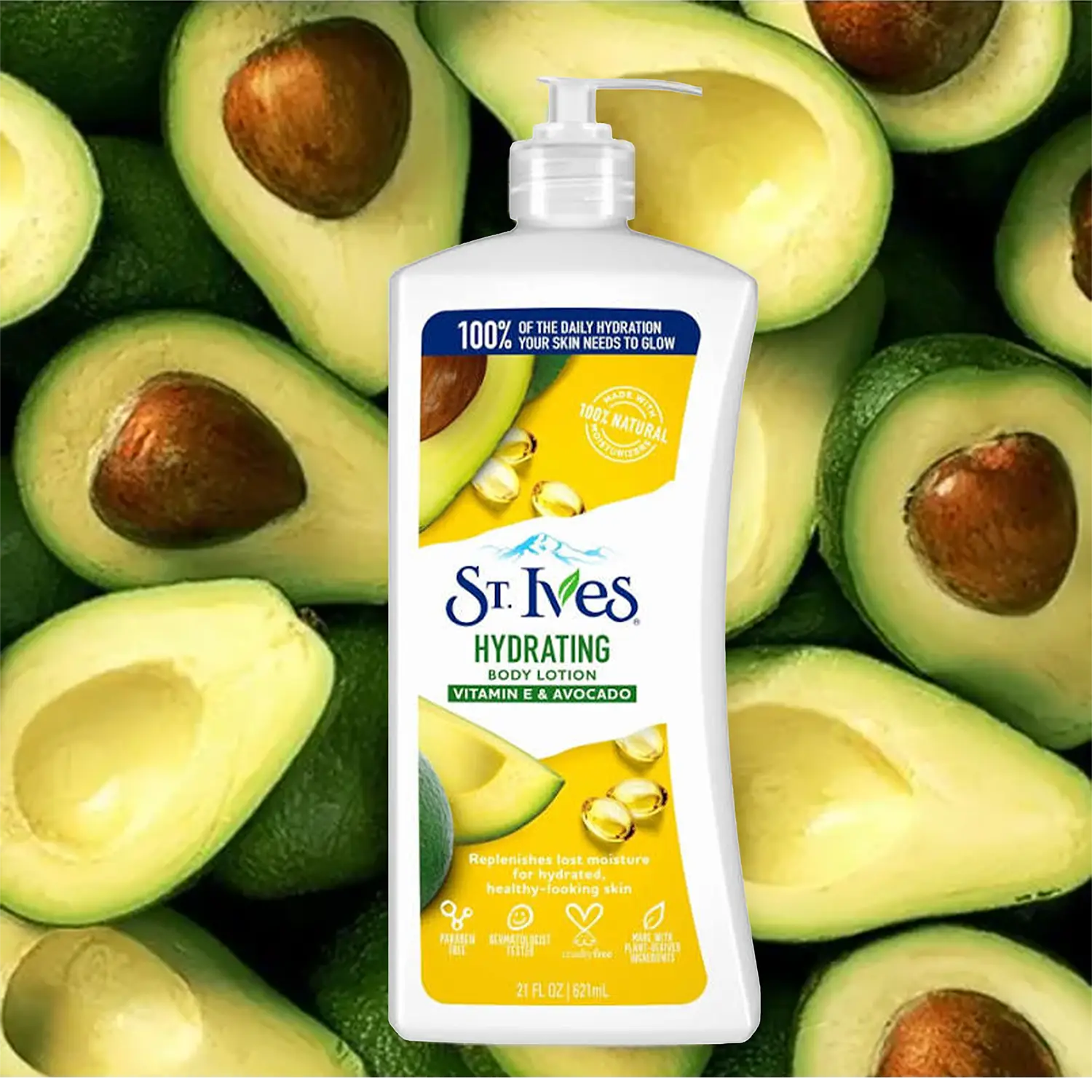 خرید و قیمت لوسيون بدن استيوز Stives Softening Body Lotion Vitamin E & Avocado 621ml