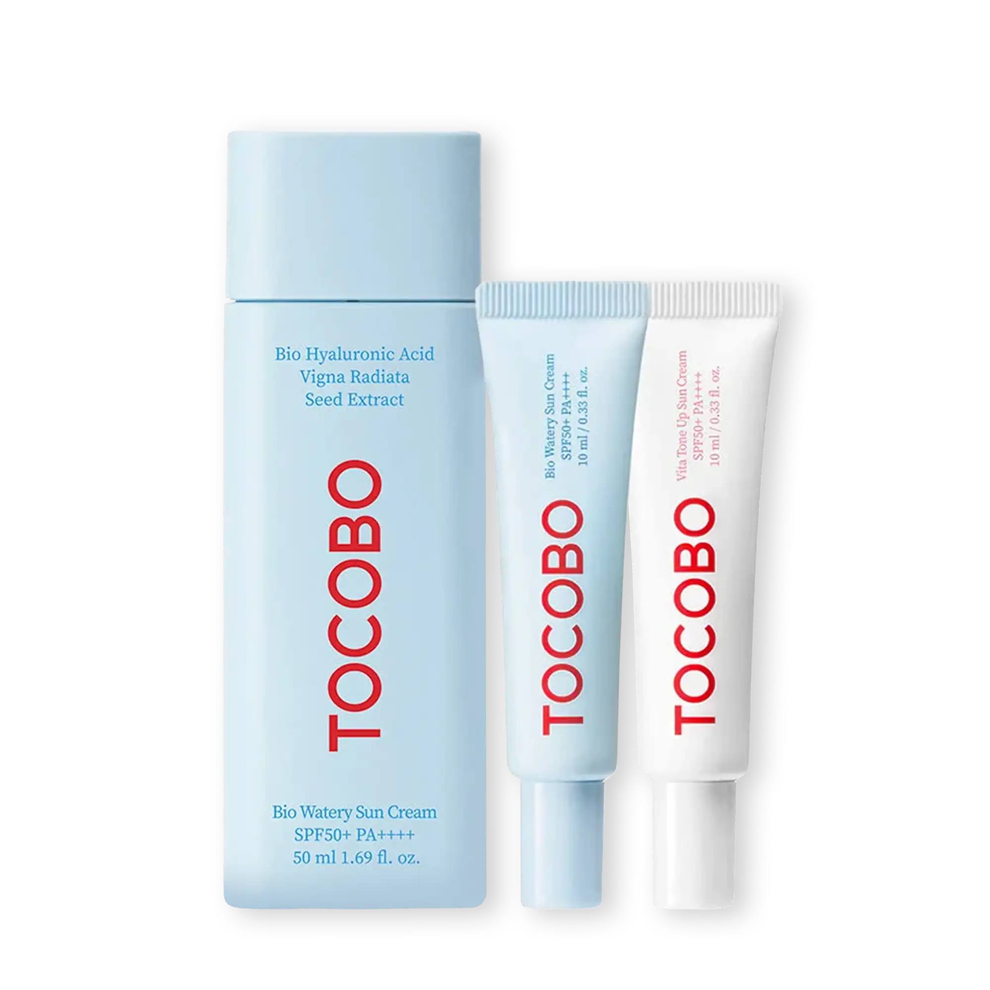 خرید و قیمت پک ضد آفتاب توكوبو Tocobo Bio Watery Sun Cream Mini Gift Set