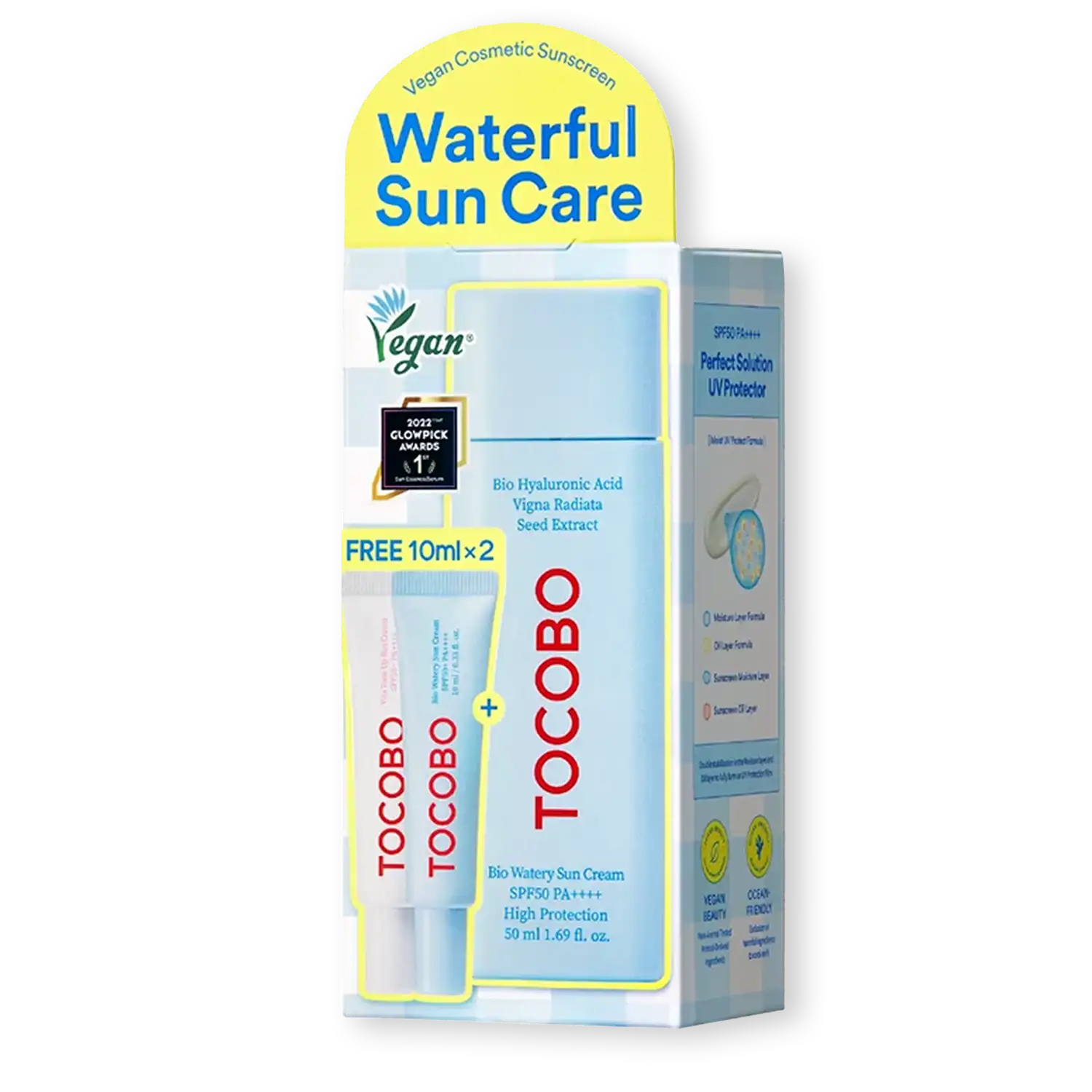 خرید و قیمت پک ضد آفتاب توكوبو Tocobo Bio Watery Sun Cream Mini Gift Set