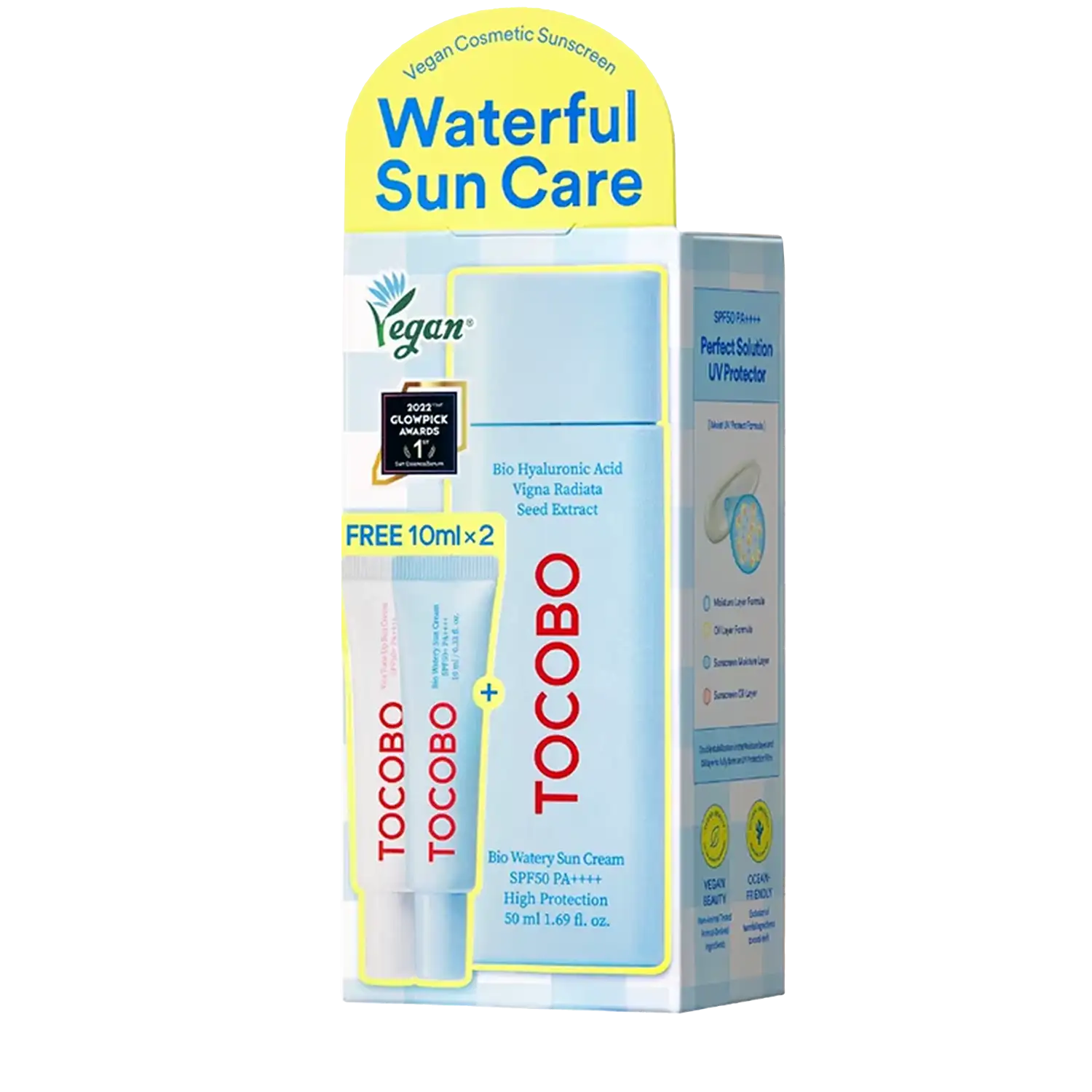 خرید و قیمت پک ضد آفتاب توكوبو Tocobo Bio Watery Sun Cream Mini Gift Set