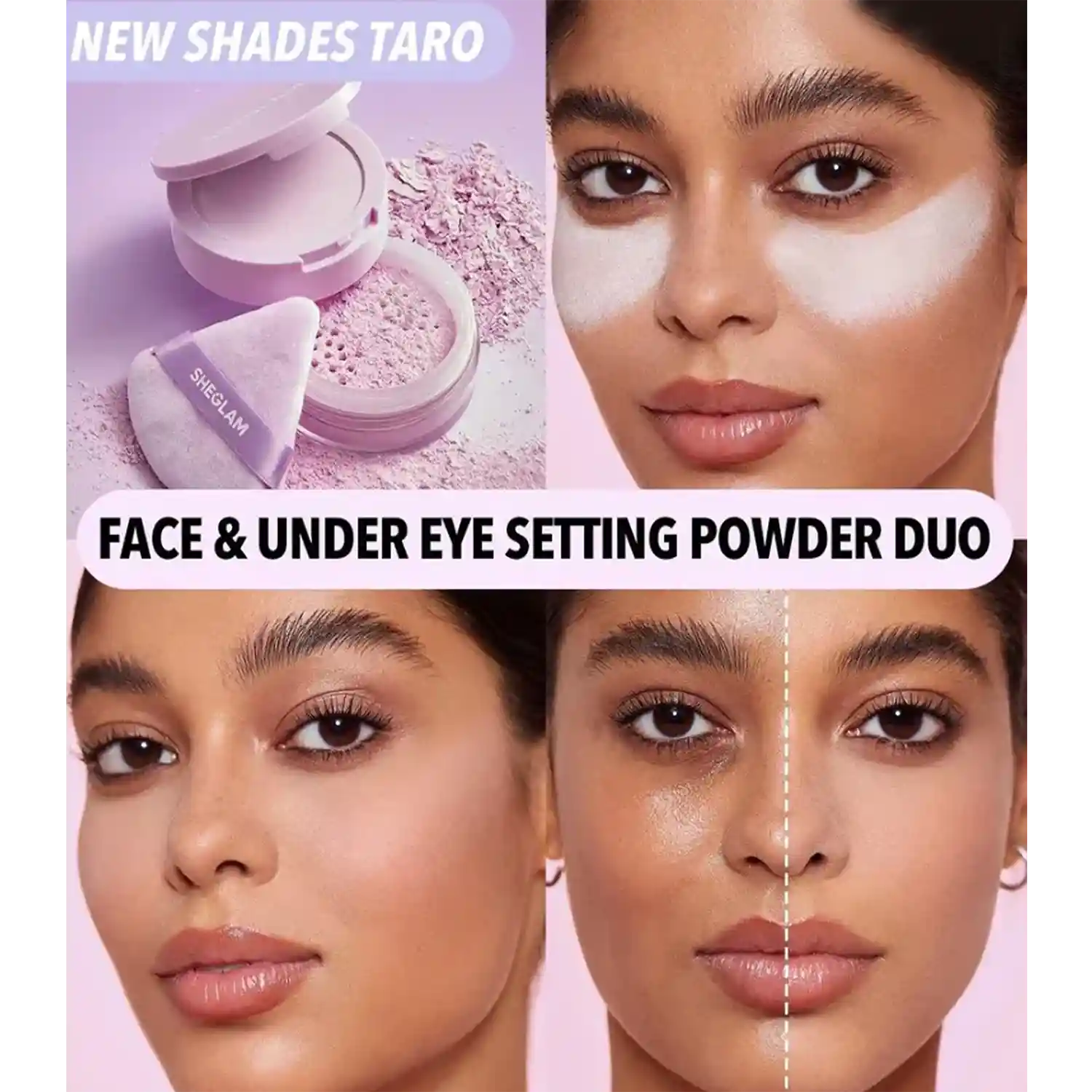 خرید و قیمت پودر فیکس دو منظوره شیگلم Insta-Ready Face & Under Eye