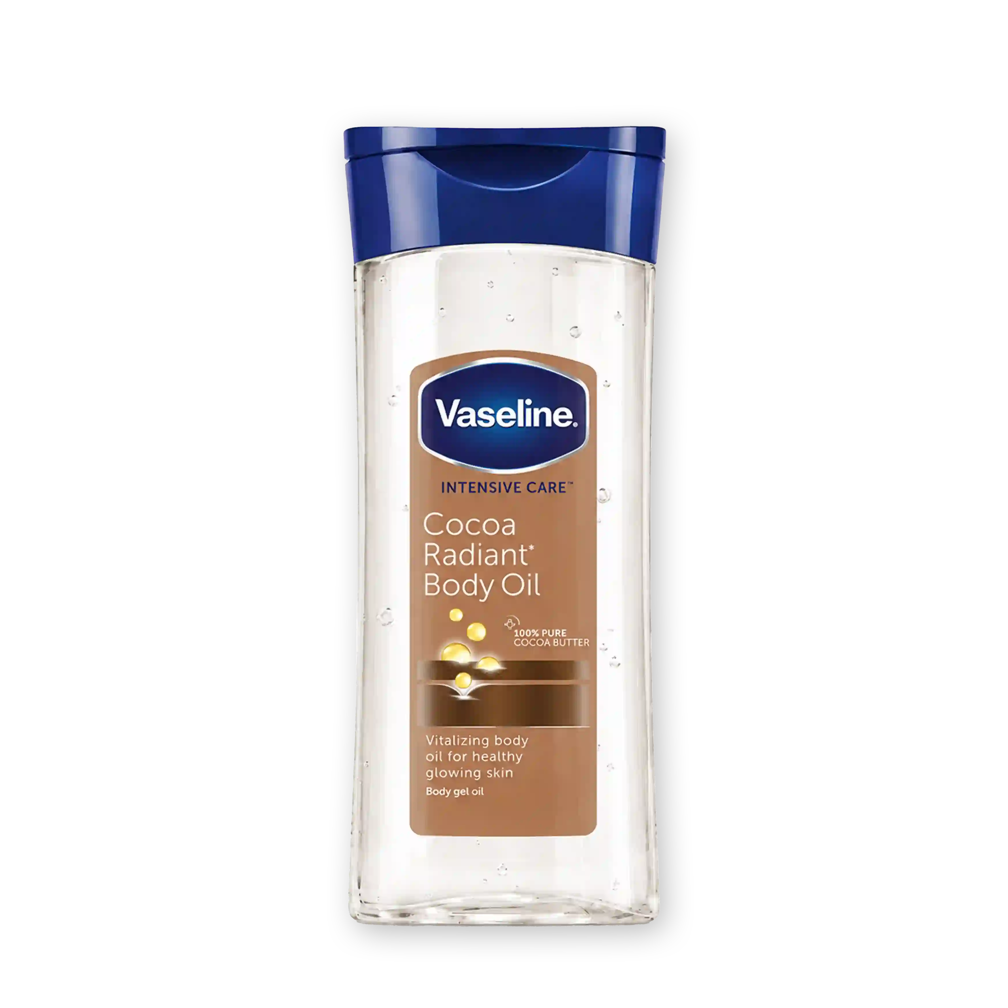خرید و قیمت روغن بدن آبی وازلين Vaseline Cocoa Radiant Body Oil 200ml