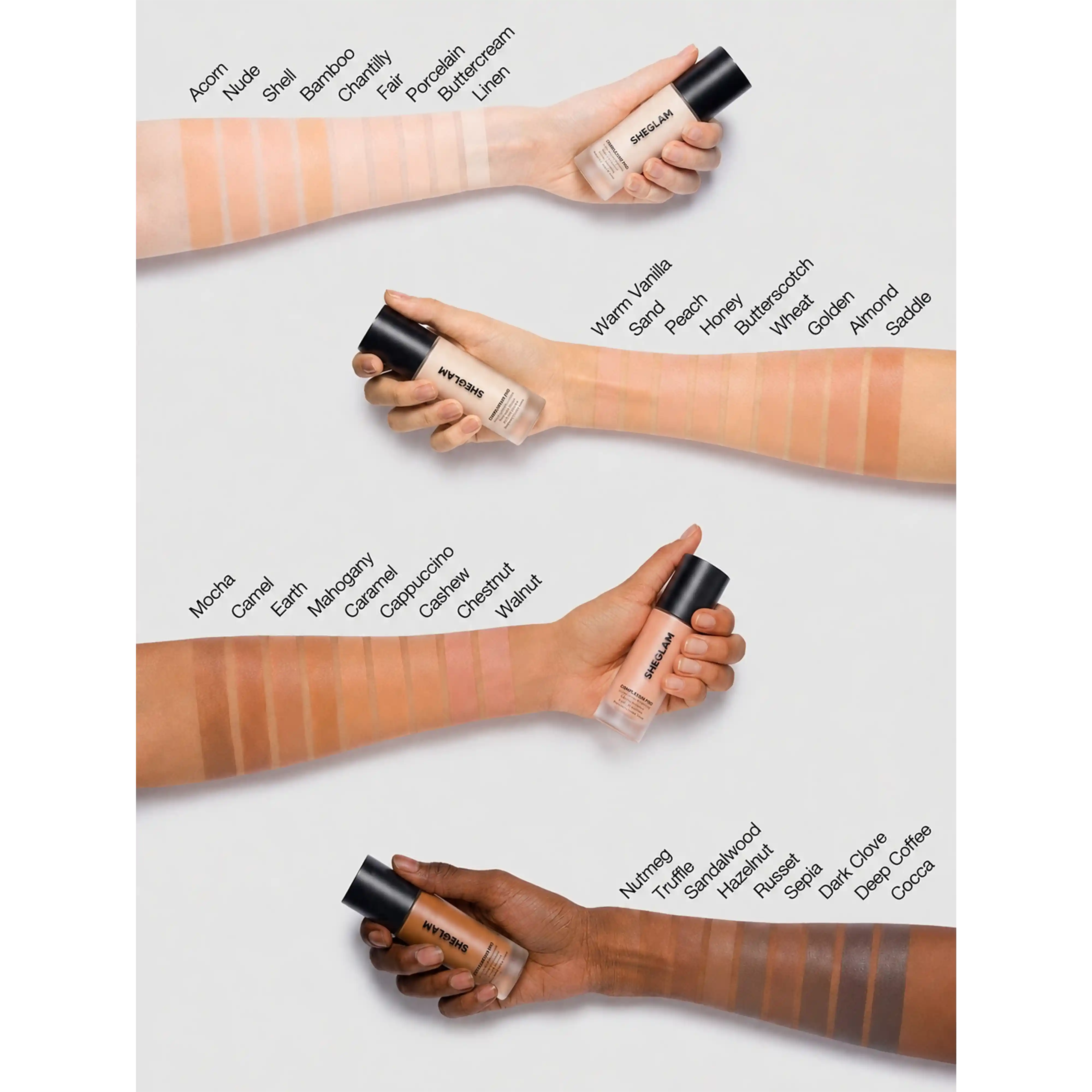 خرید و قیمت كرم پودر تنفس پذير شيگلم Sheglam Complexion Pro Long Lasting Breathable Matte Foundation