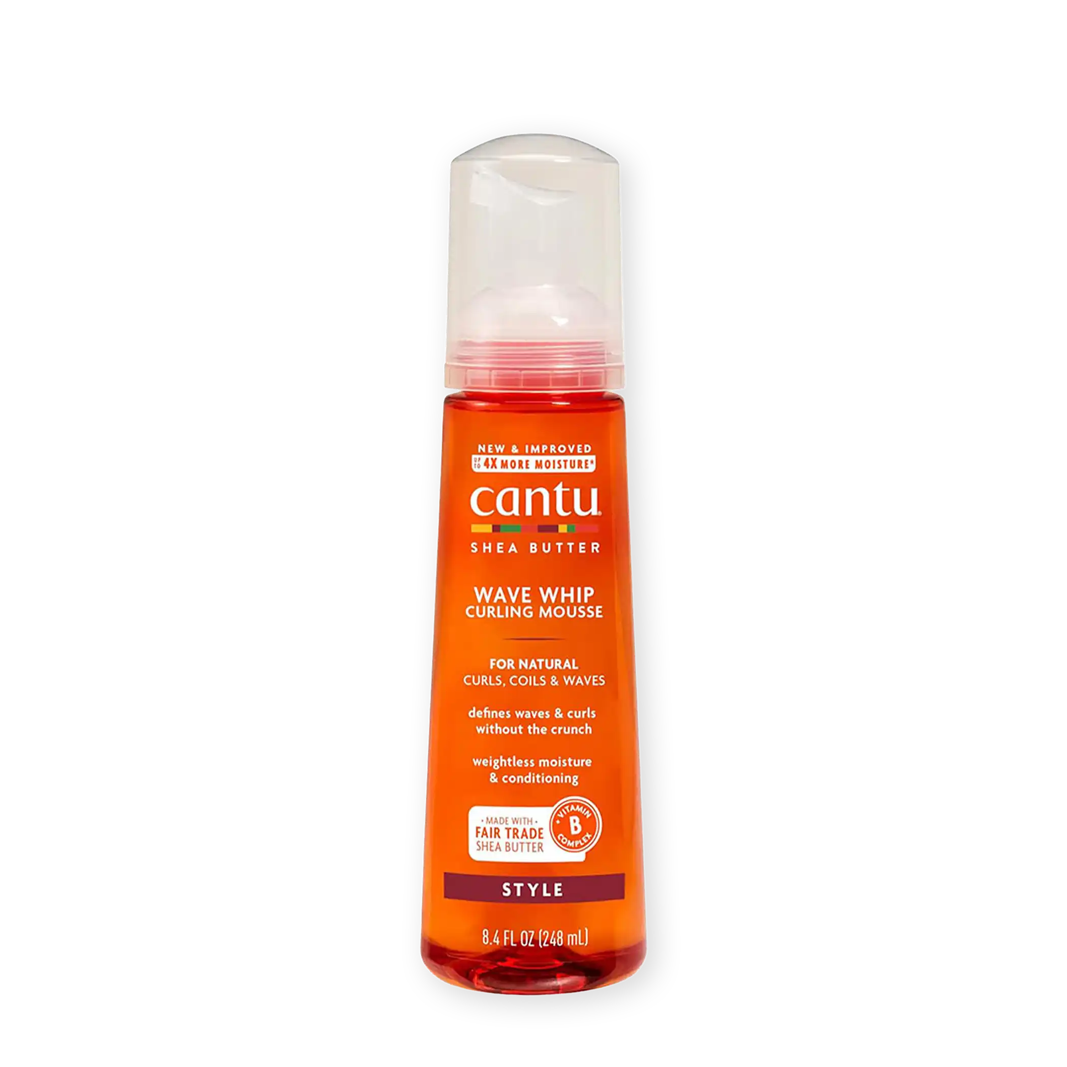 خرید و قیمت موس مو شی باتر كنتو Cantu Shea Butter Wave Whip Curling Mousse 248ml
