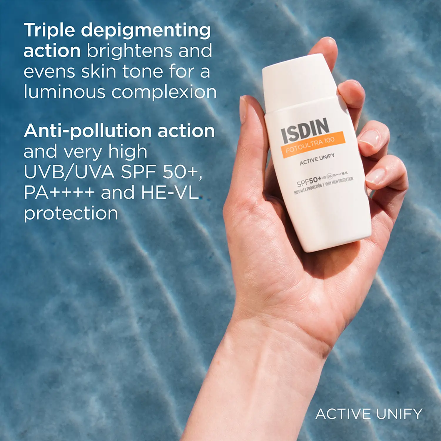 خرید و قیمت كرم ضد آفتاب بی رنگ Isdin Fotoultra 100 active unify SPF 50 50 ml