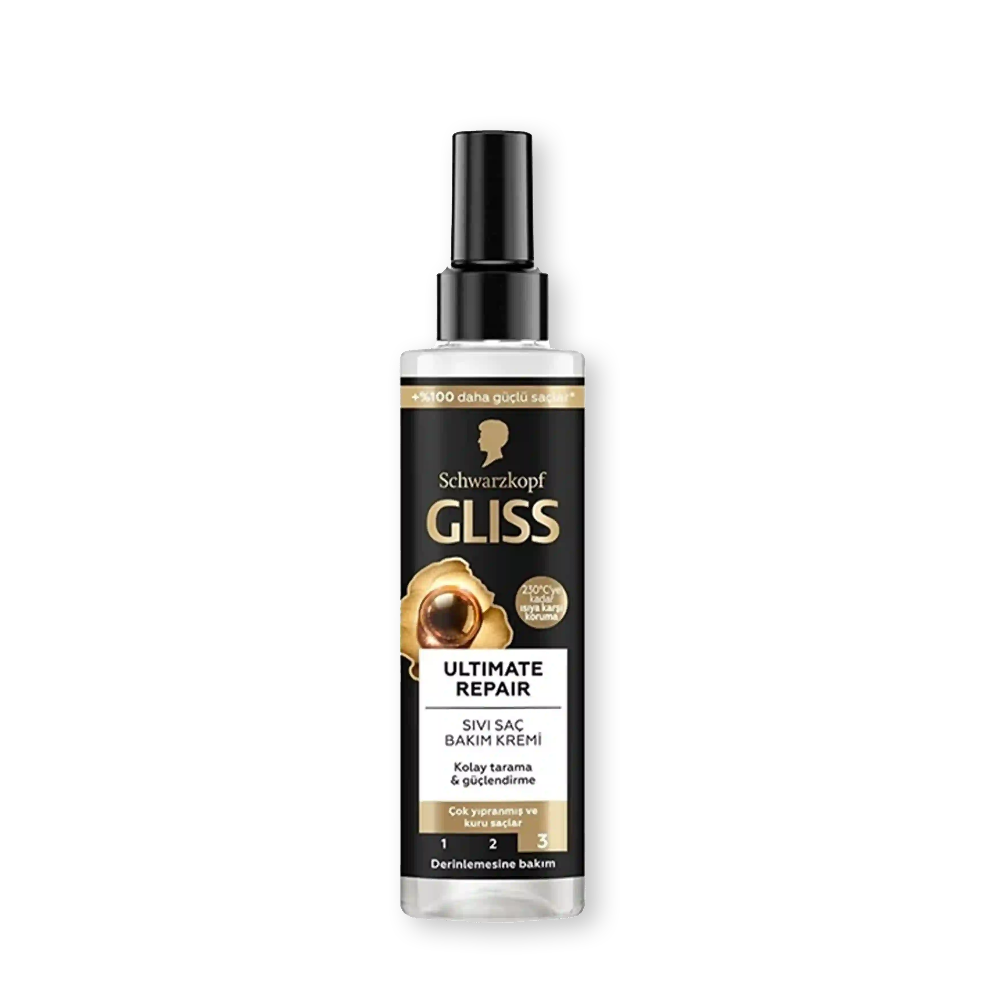 خرید و قیمت اسپری 2 فاز مشكی گليس Gliss Ultimate Repair 200ml