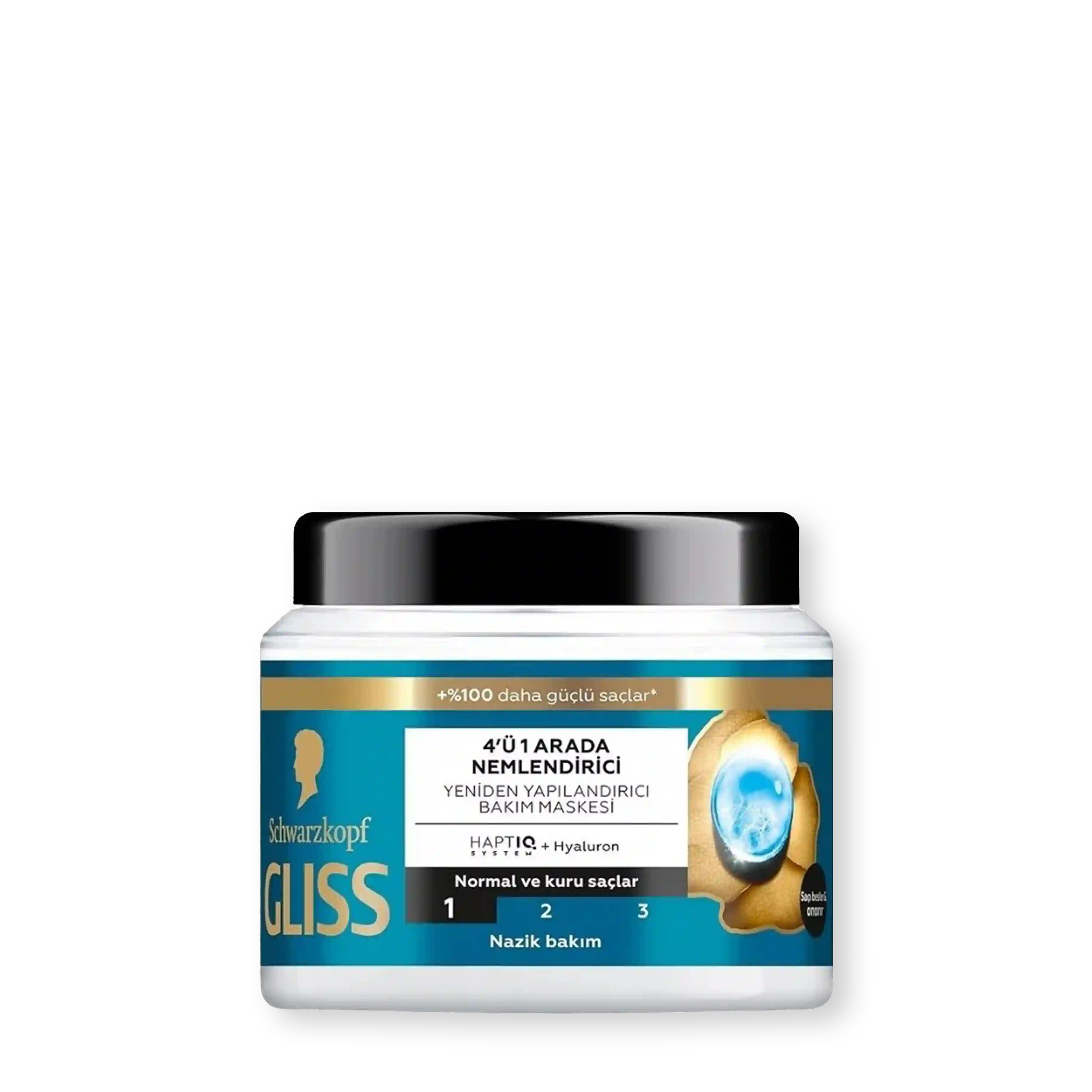 خرید و قیمت ماسک مو مرطوب كننده آبی گليس Gliss Aqua Revive 4in1 Hair Mask 400ml