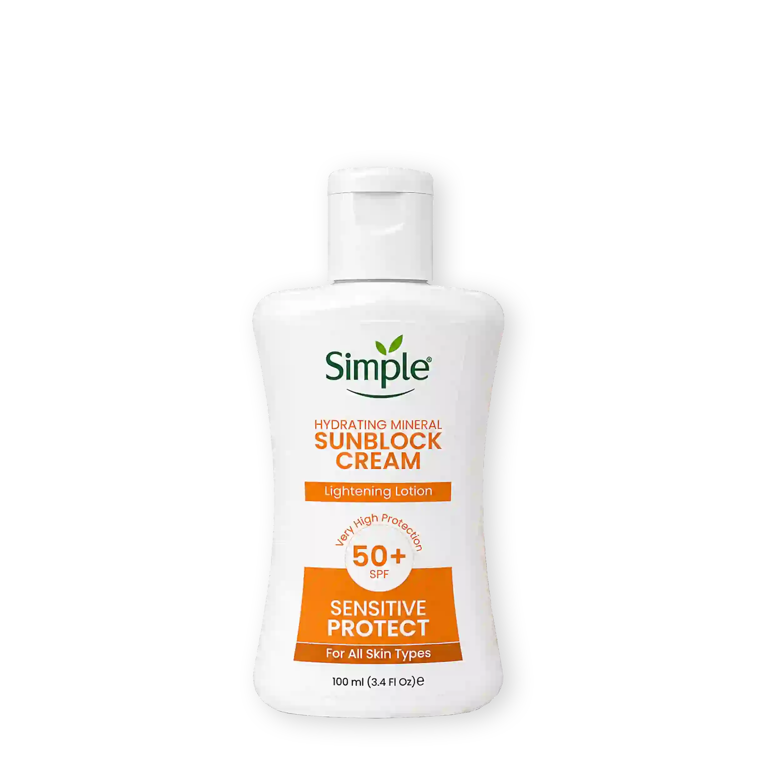 خرید و قیمت كرم ضد آفتاب كتابی سيمپل Simple Sunblock Cream Sensitive Protect SPF50 100ml