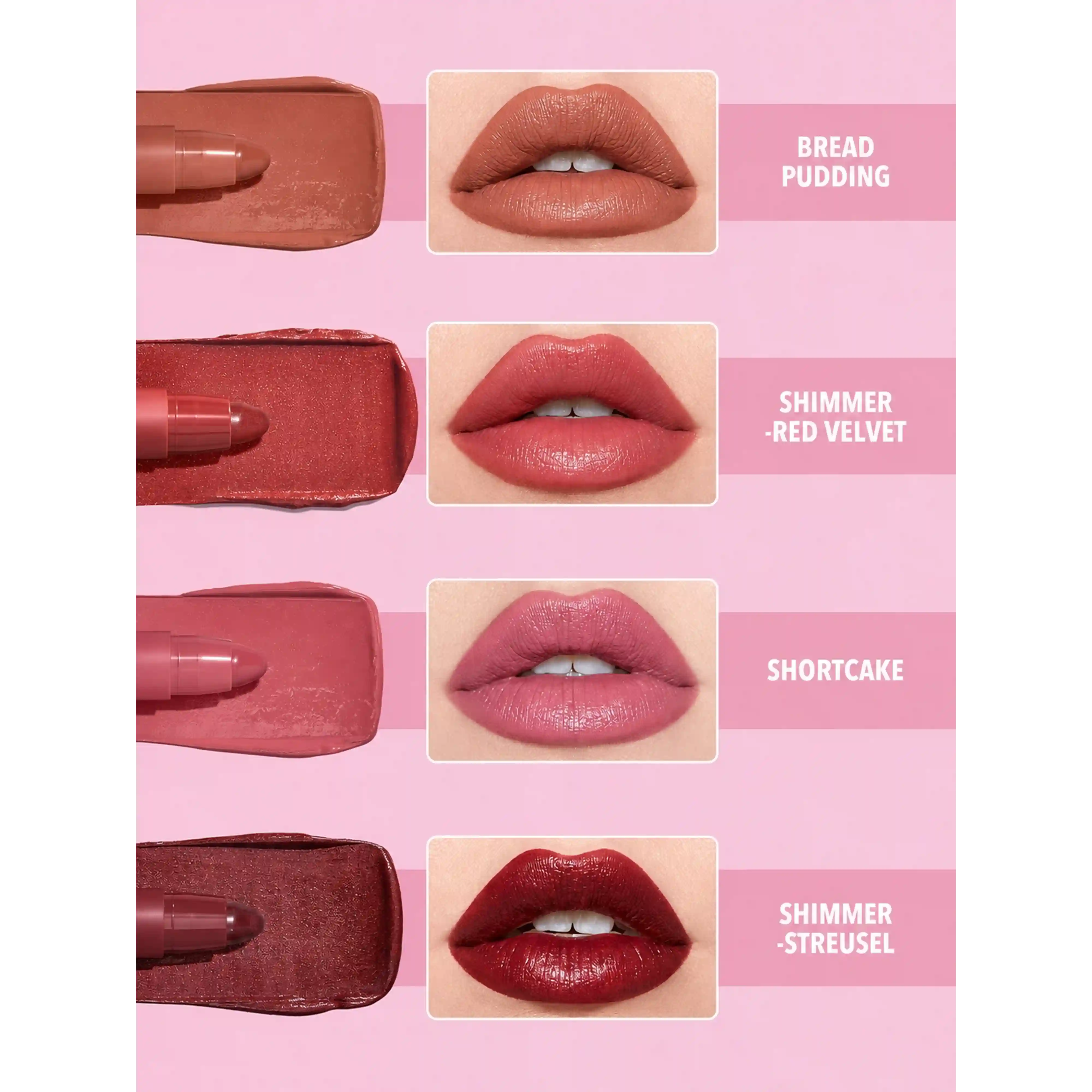 خرید و قیمت رژ لب مدادی sheglam just kissed