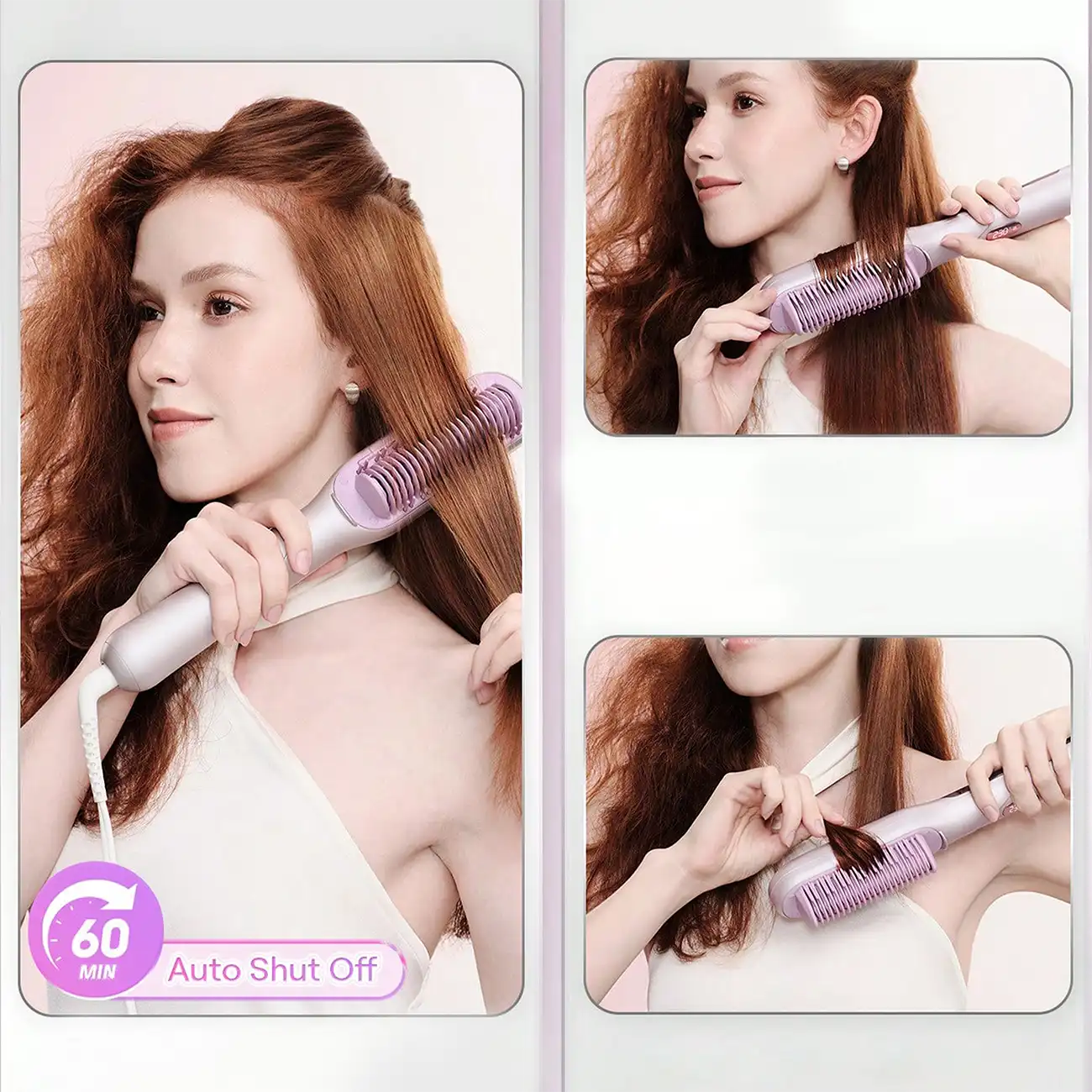 خرید و قیمت برس حرارتی صاف كننده بخار پرو شيگلم Sheglam Straightening brush pro
