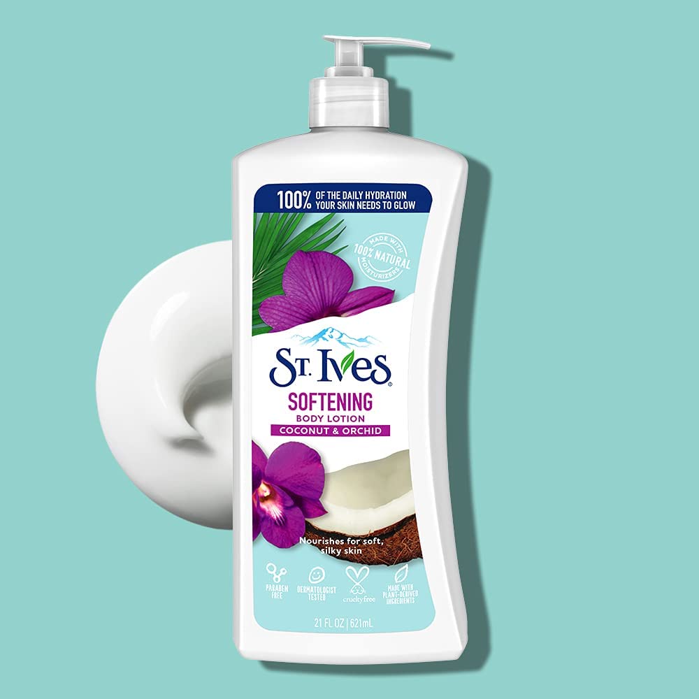 خرید و قیمت لوسيون بدن استيوز Stives Softening Body Lotion Coconut & Orchid 621ml