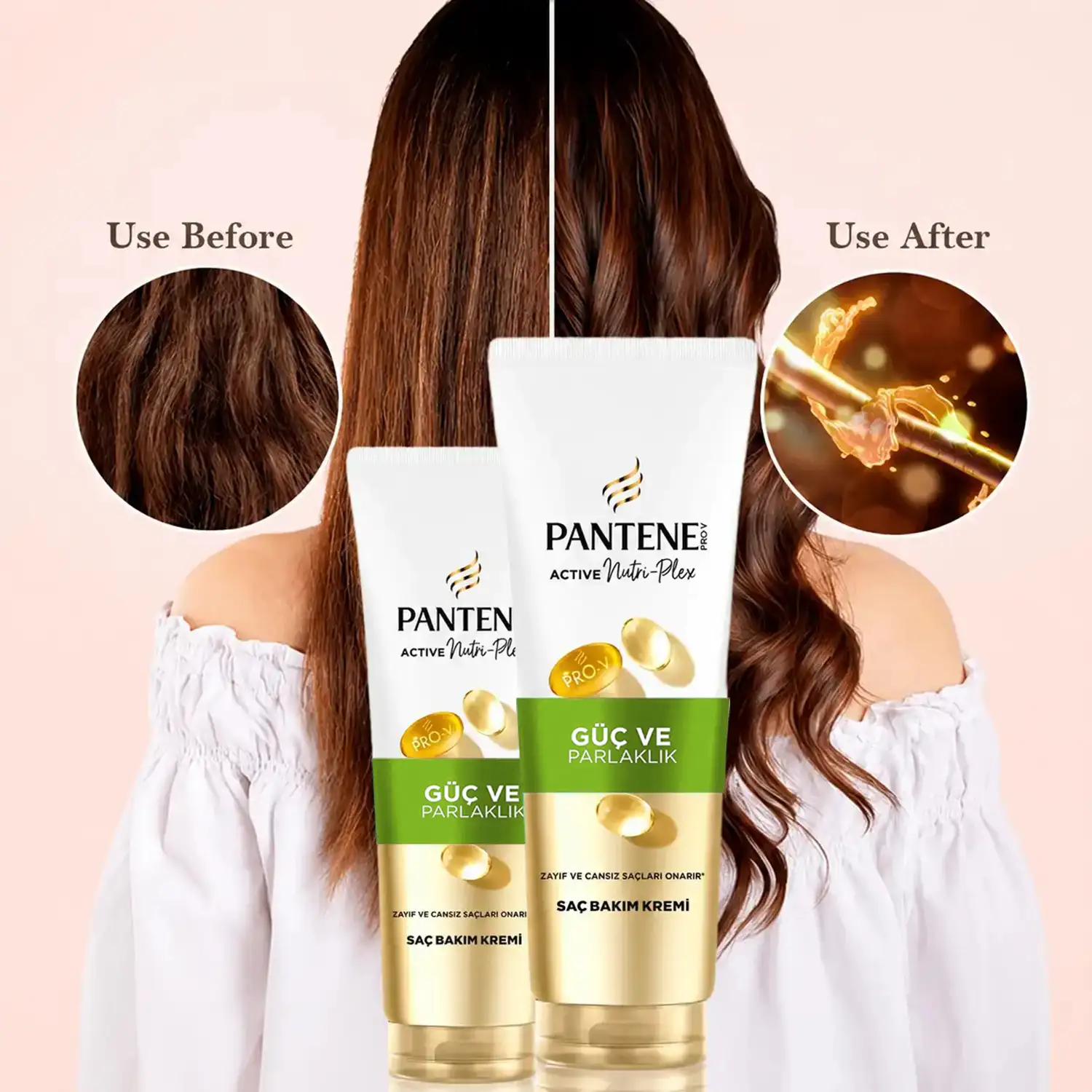 خرید و قیمت كرم مو تقويت درخشندگی پنتن Pantene Guc Ve Parlaklik 275ml