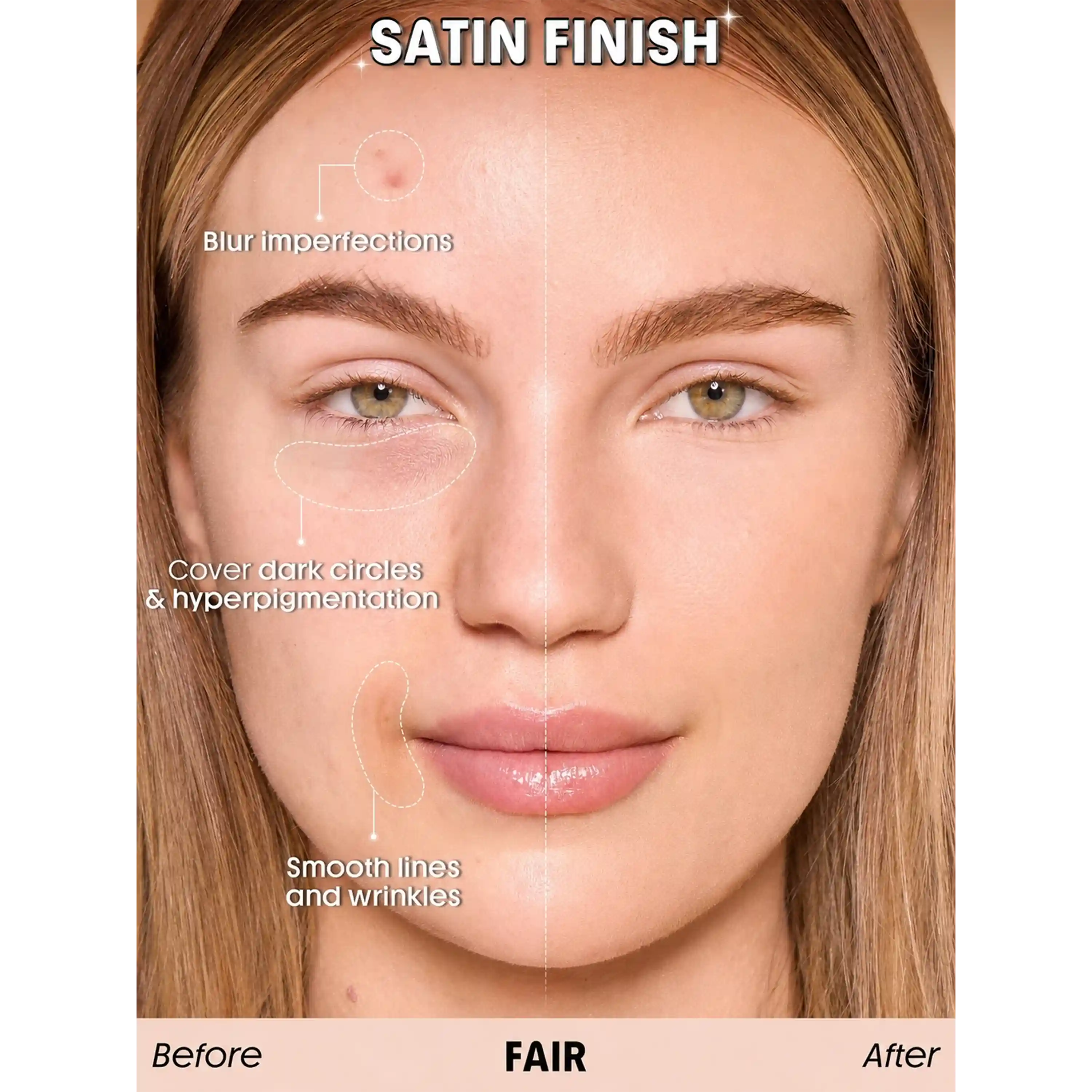 خرید و قیمت كرم پودر شيگلم Sheglam Skin Sync Satin Foundation