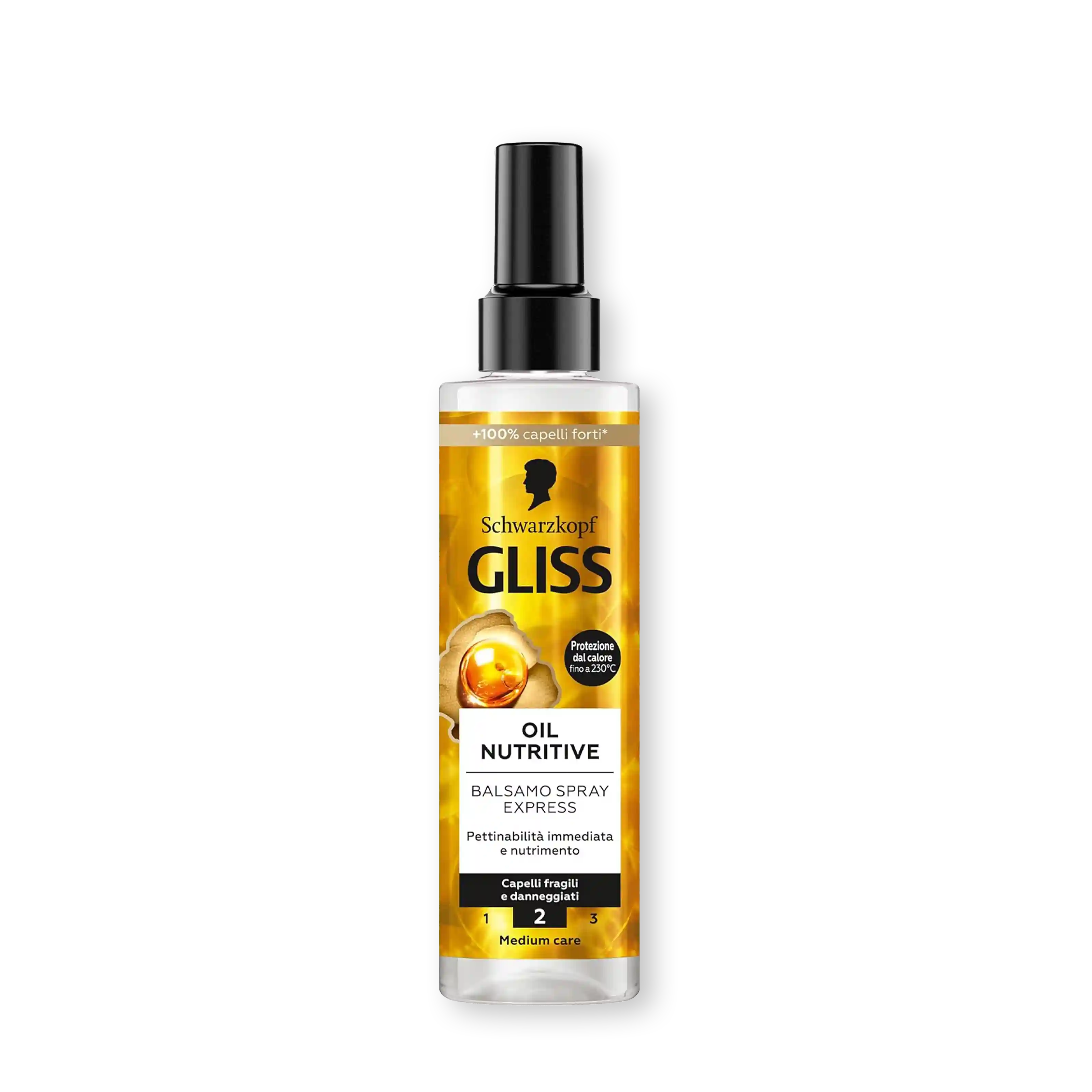خرید و قیمت اسپری 2 فاز طلايی گليس Gliss Oil Nutritive 200ml