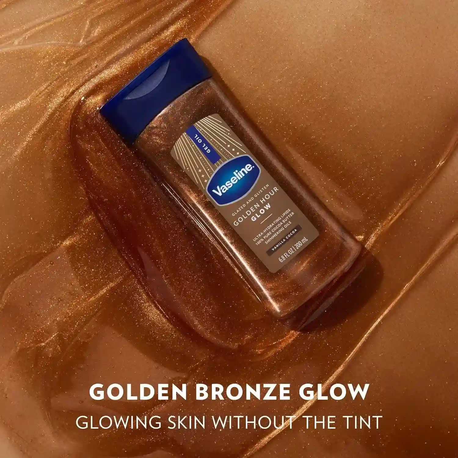 خرید و قیمت شاين وازلين Vaseline golden hour glow 200ml