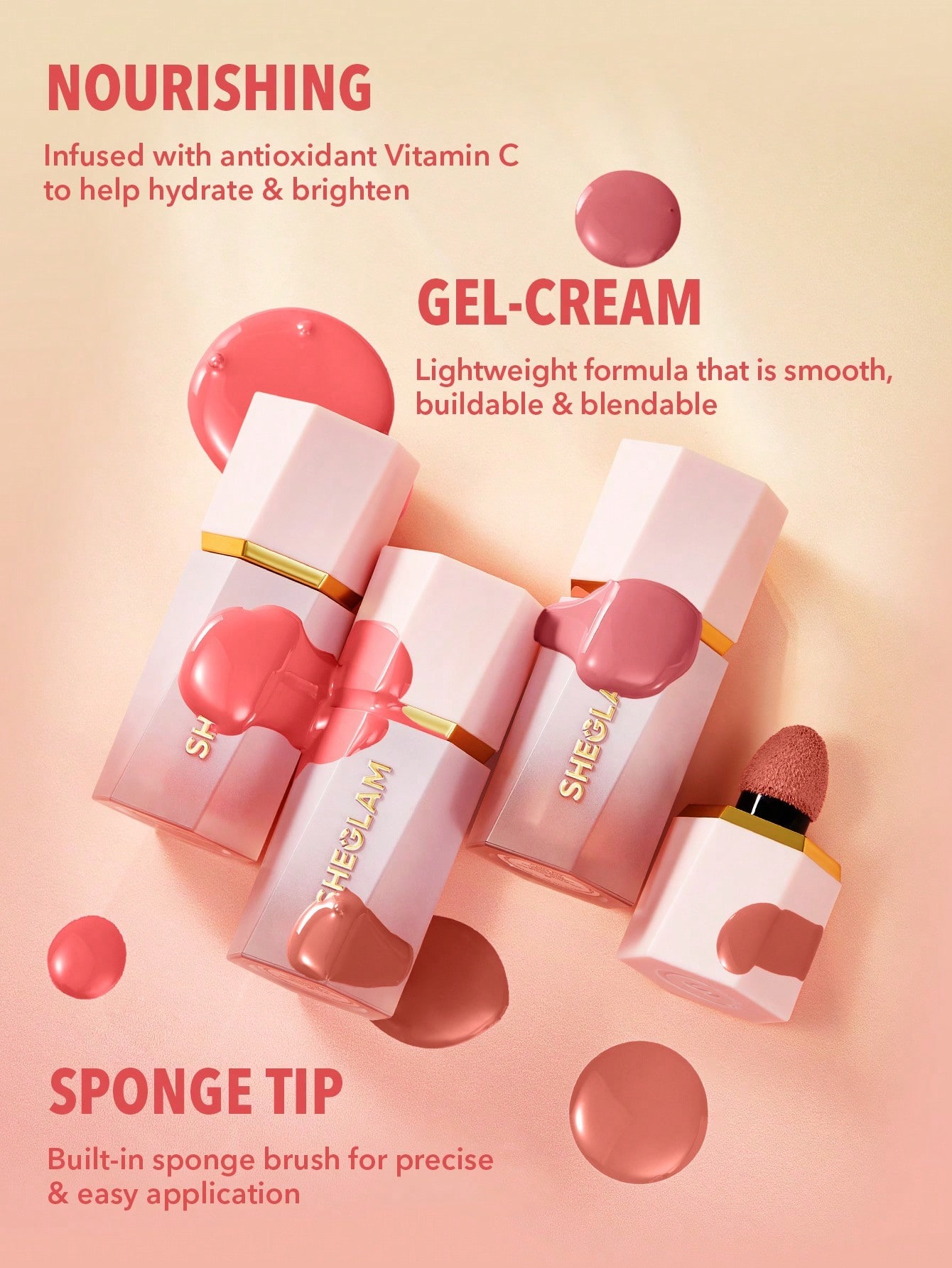 خرید و قیمت رژگونه مایع شیگلم Color Bloom