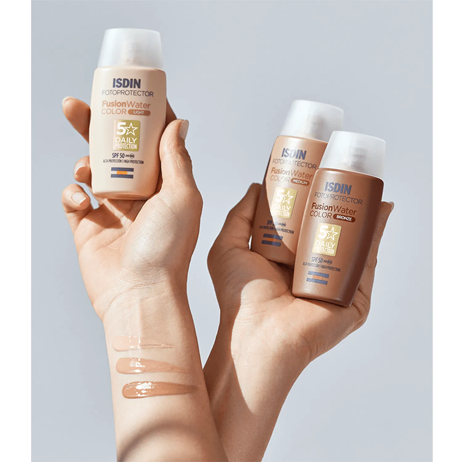 خرید و قیمت كرم ضد آفتاب  Isdin FusionWater Magic Light SPF 50 50 ml