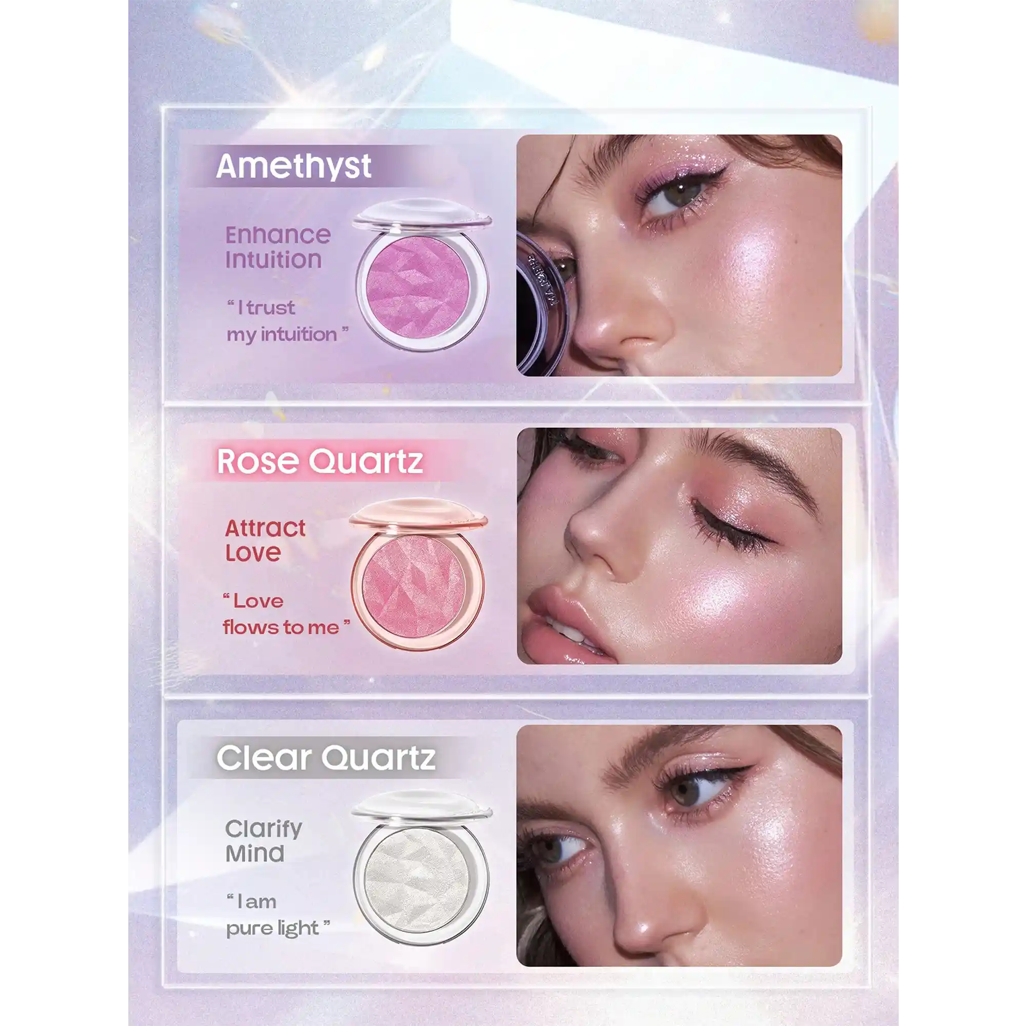 خرید و قیمت هايلايتر پودری شيگلم Sheglam Crystal Intentions